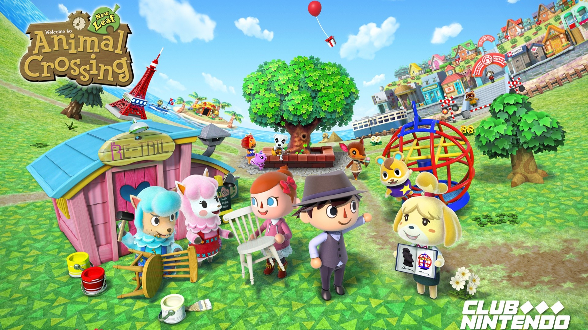 1920x1080 Video Game - Animal Crossing: New Leaf Wallpaper