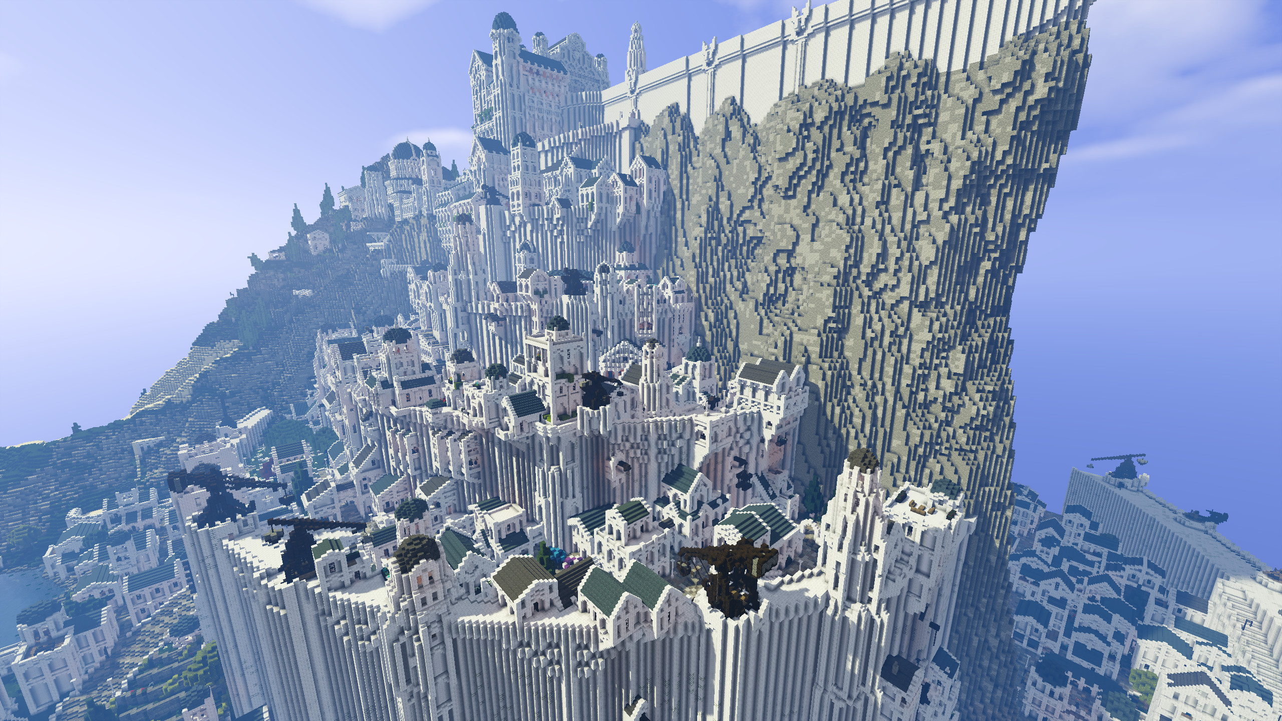 Minas Tirith Walpaper by from_white98