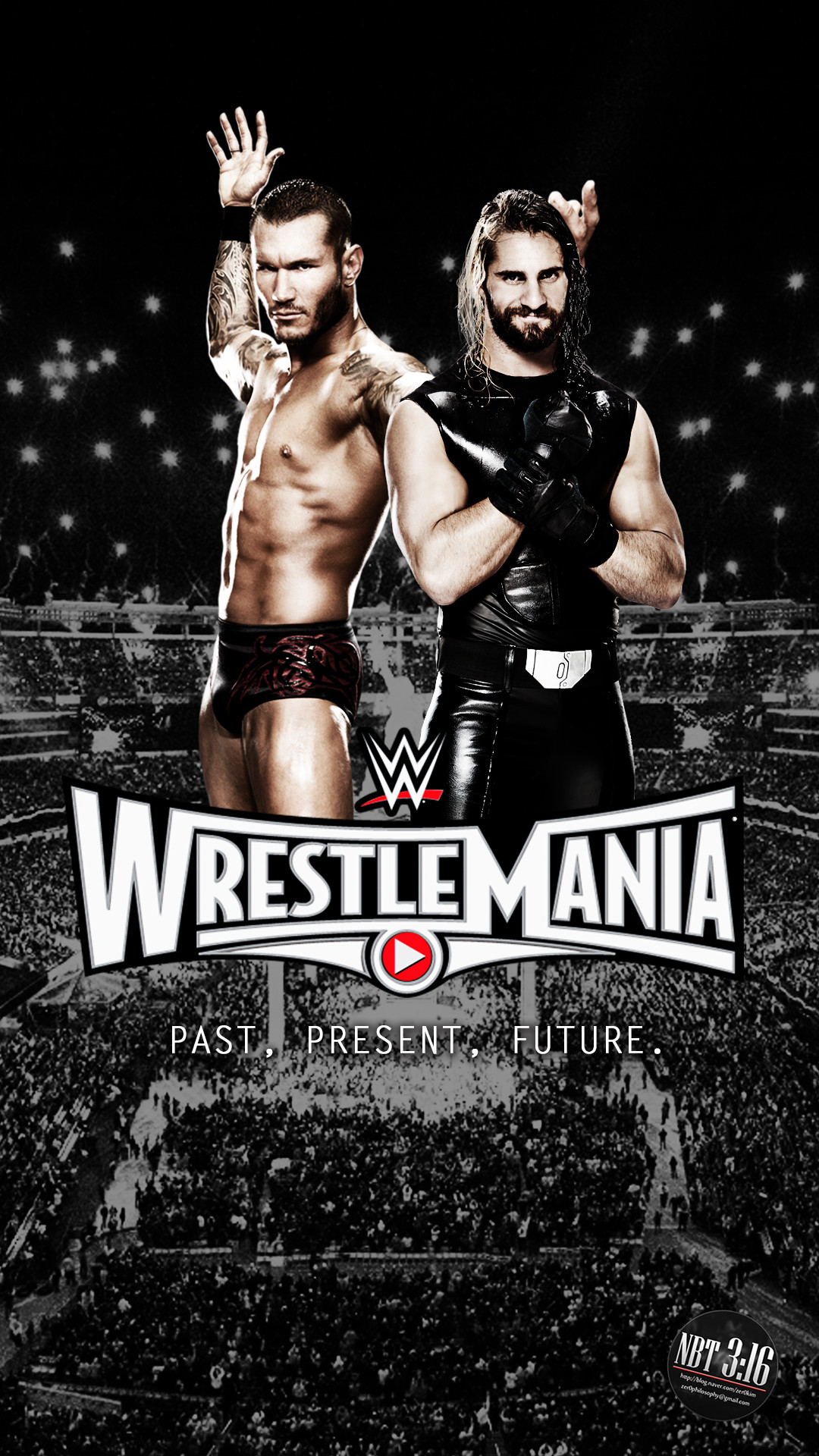 1080x1920 Seth Rollins @ WrestleMania 31 by takezer0