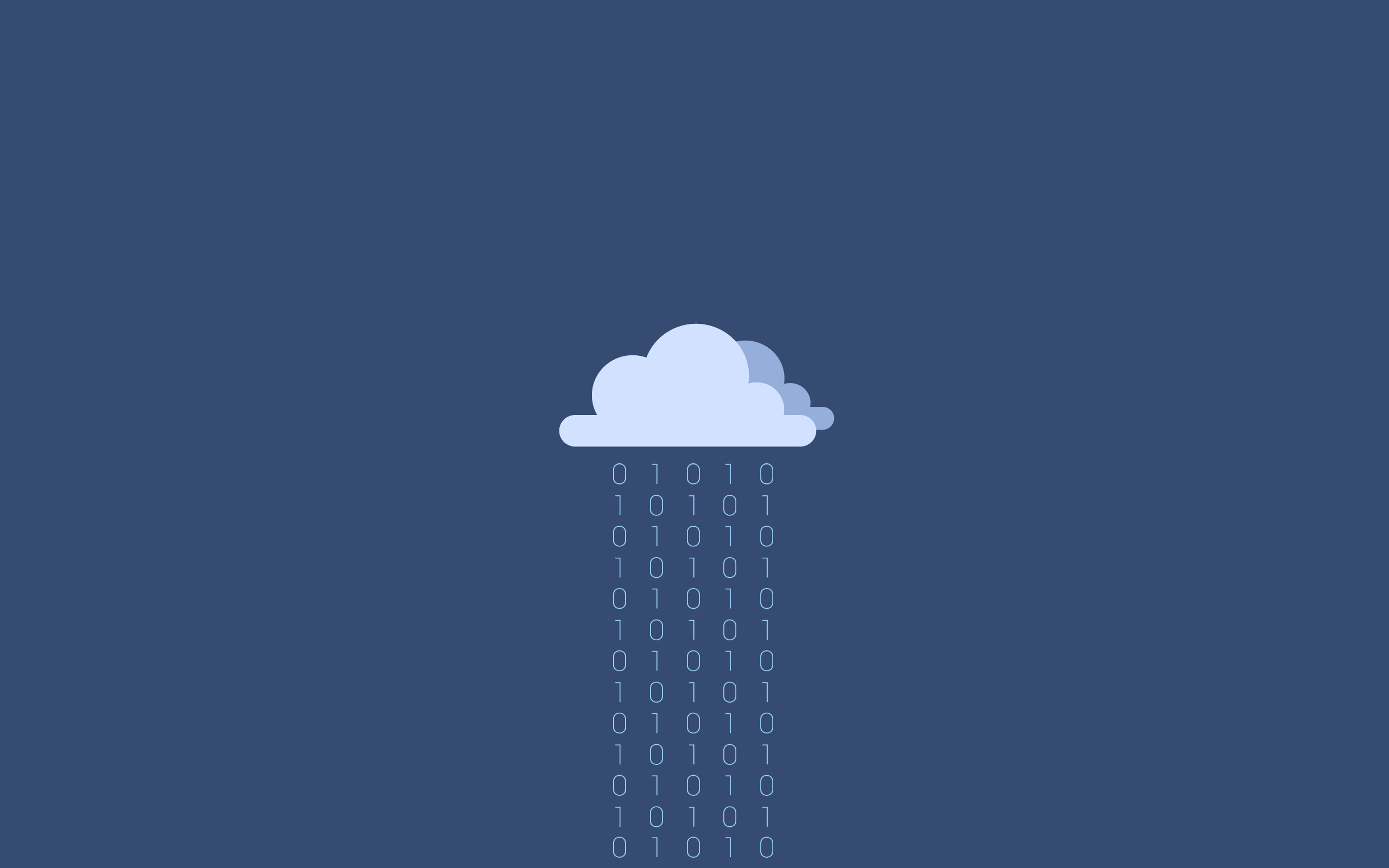 2560x1600 Binary Blue Background Clouds Minimalistic Simple