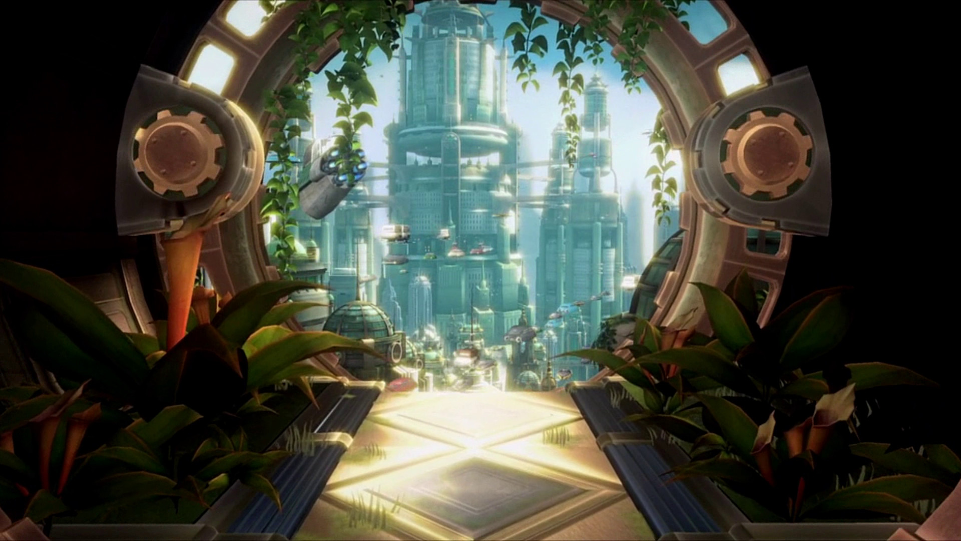 1920x1080 ... Ratchet and Clank - Metropolis Animated Wallpaper by s0me-1