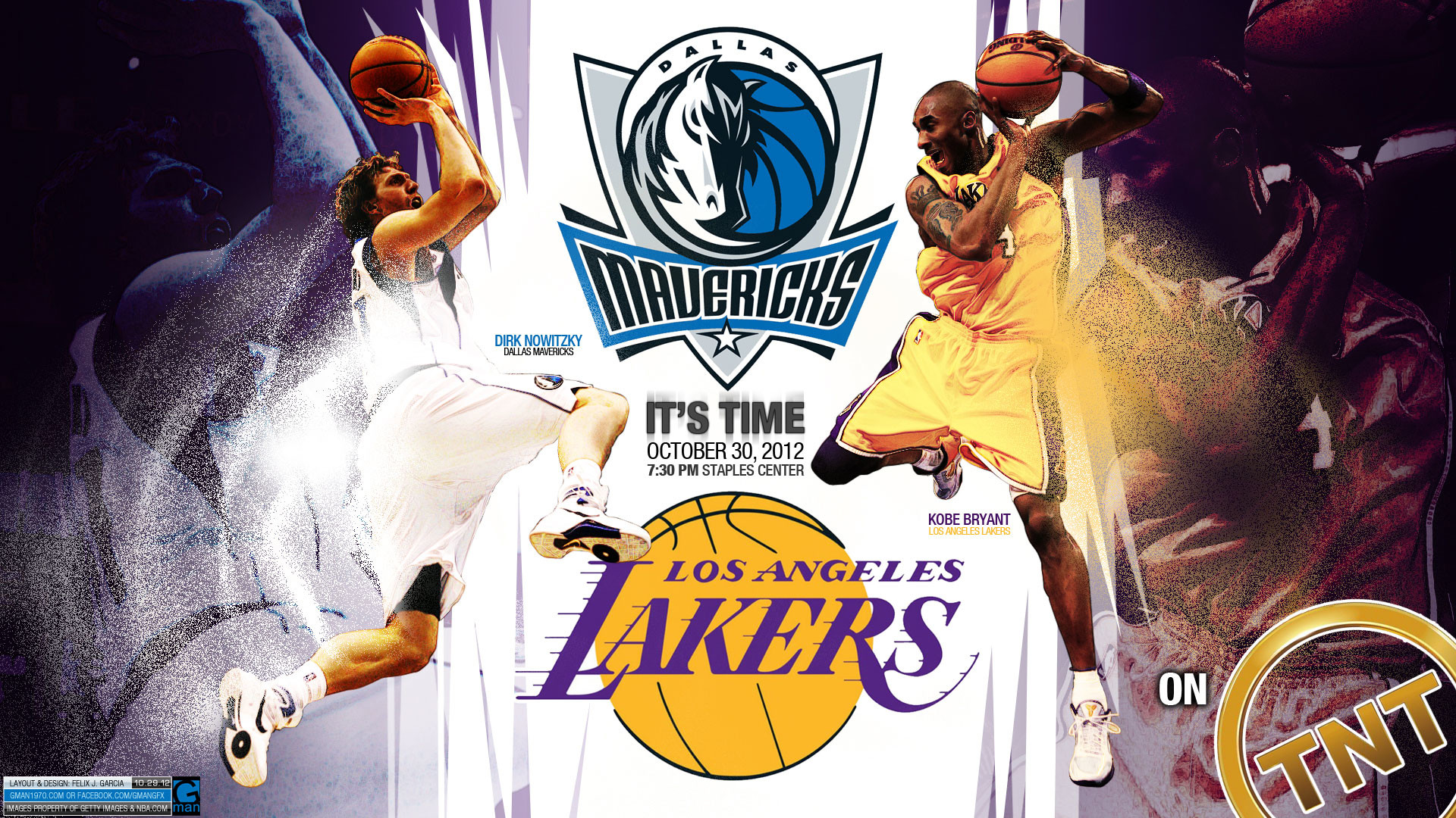 1920x1080 Lakers - Mavs 2012 NBA  Wallpaper