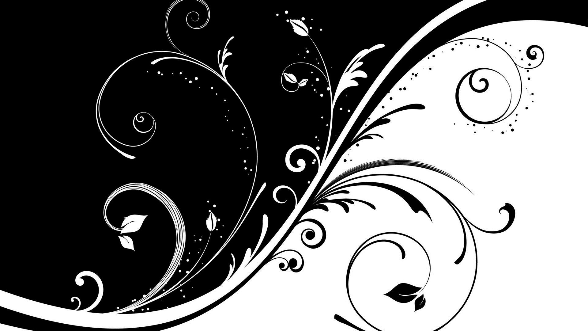 1920x1080 Abstract Art Black And White Roses