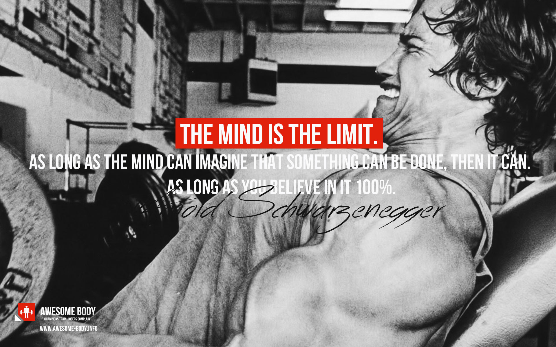 1920x1200 Arnold Schwarzenegger motivational wallpaper