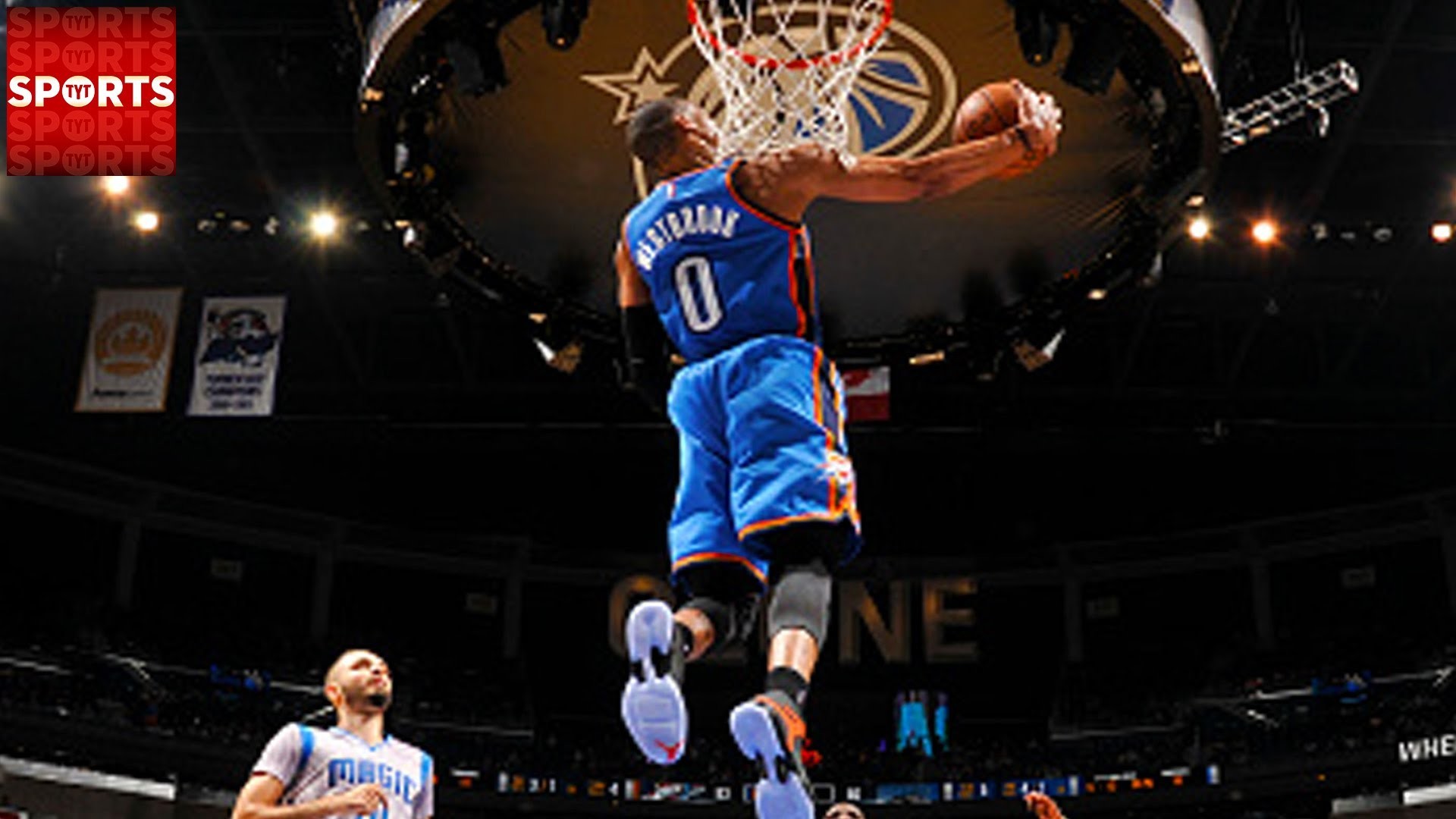 1920x1080 Russell Westbrook Dunk Picture On High Resolution Wallpaper