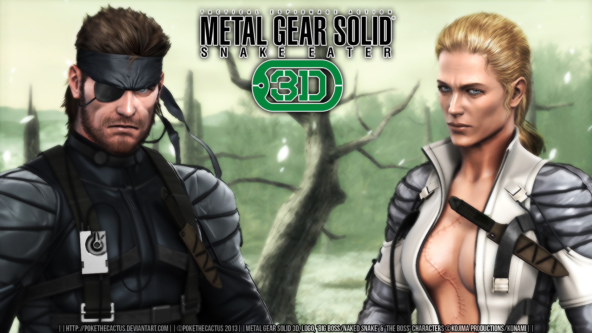 1920x1080 ... MGS3D Wallpaper |:| Big Boss and Boss |:| by