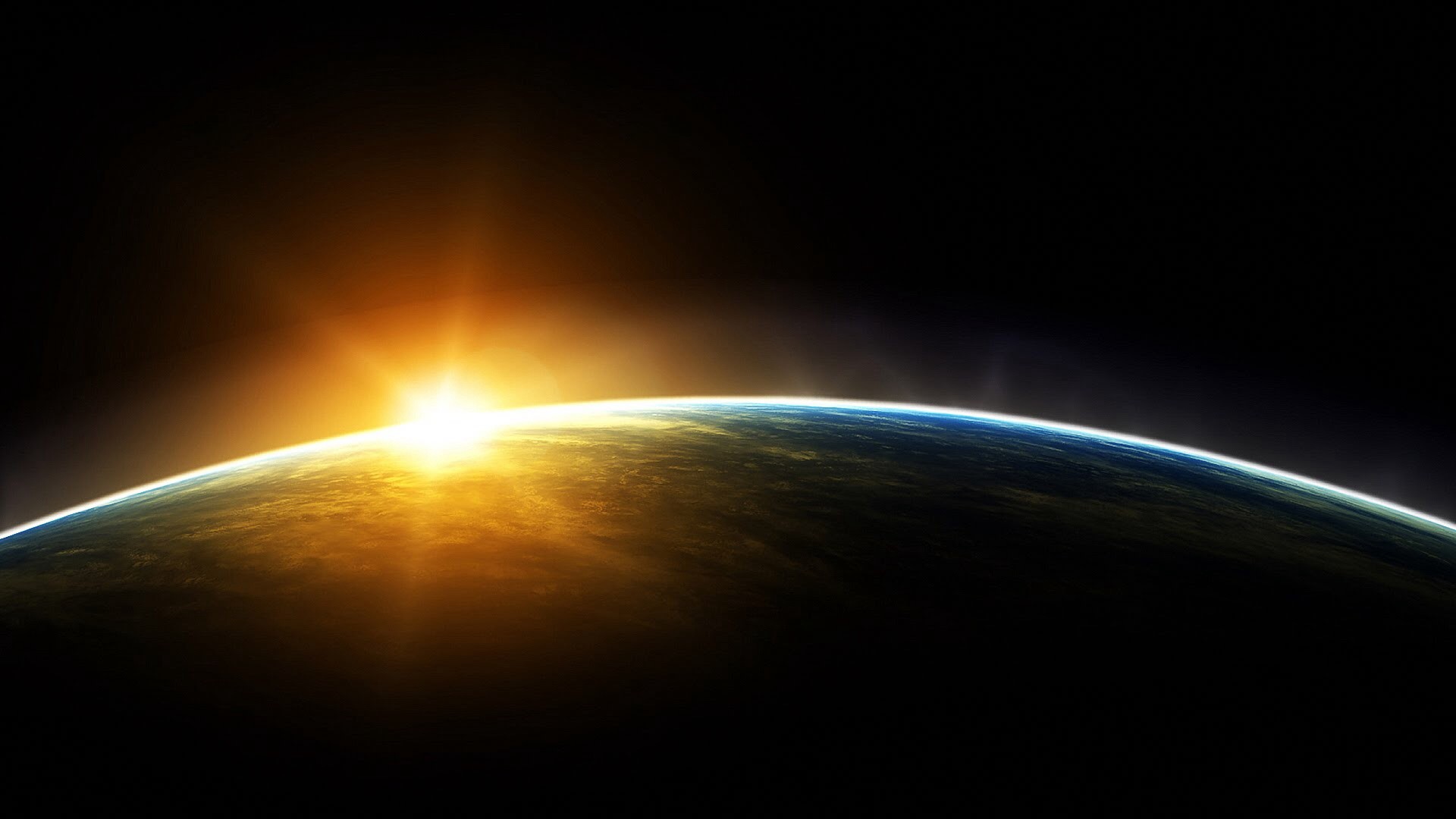 1920x1080 Earth planet images Sunset from Space HD wallpaper and background photos