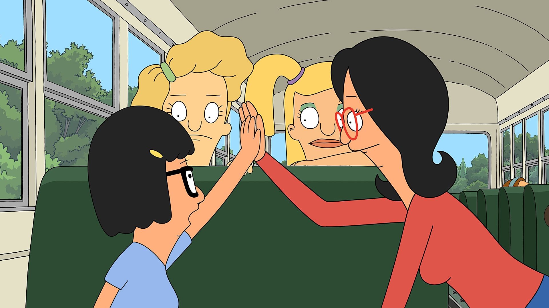 1920x1080 'Bob's Burgers' might be funny, but they still focus on relationships. Tina  and Linda's is one of the most important and one worth looking back on.