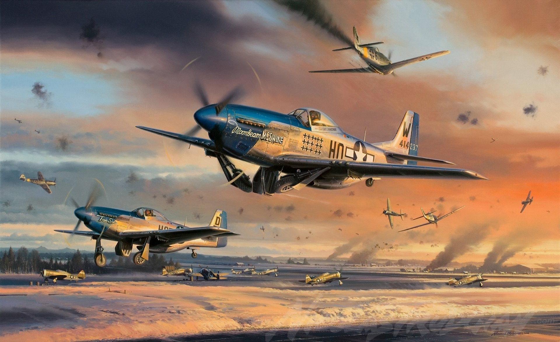 1920x1173 p-51 mustang mustang mustang fighter ww2 painting aircraft art plane