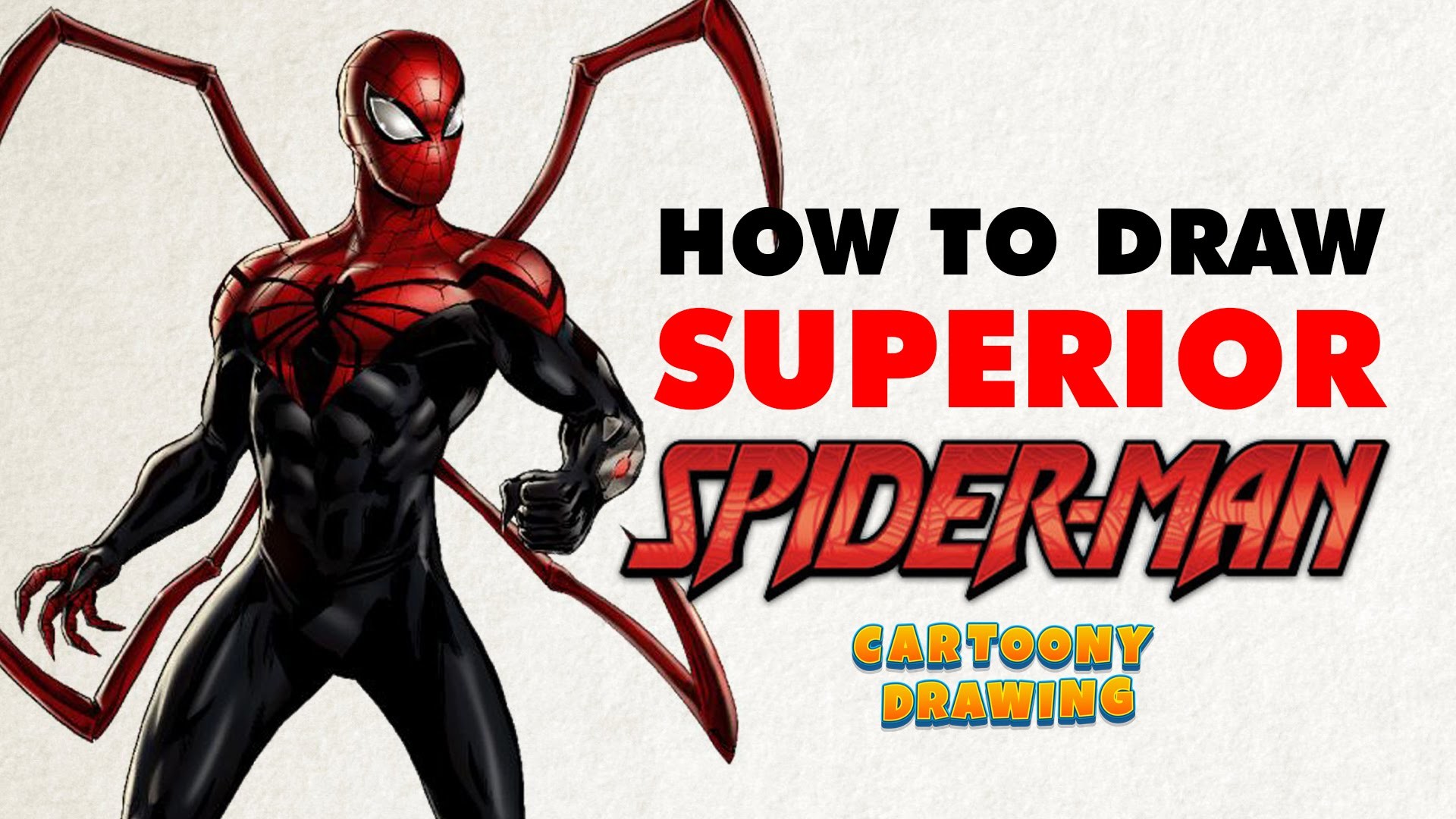 1920x1080 Superior Spider Man - How to draw Superior Spider Man in three minutes -  YouTube