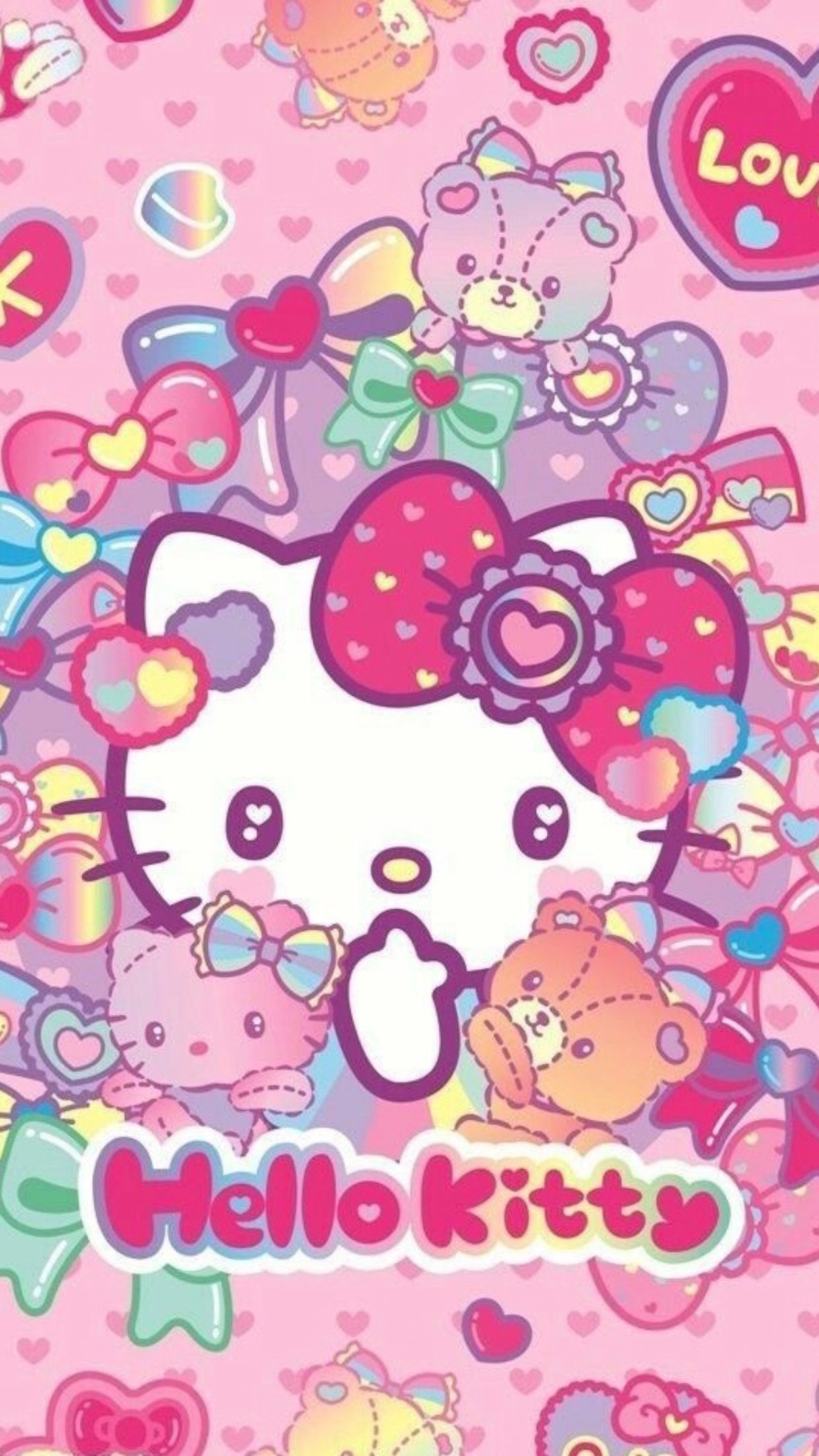 1242x2208 Hello Kitty Wallpaper
