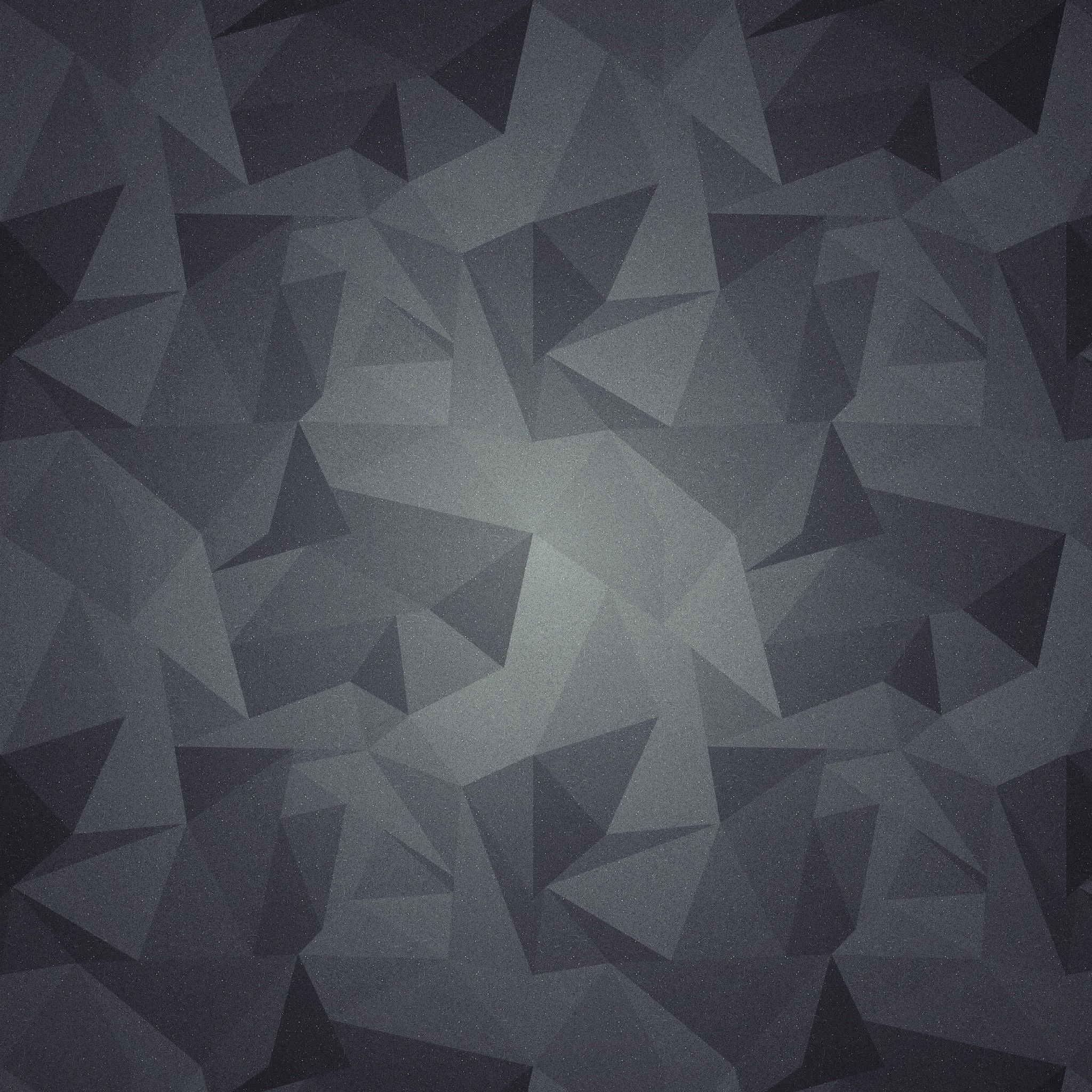 2048x2048 Abstract Triangles Pattern iPad Wallpaper HD
