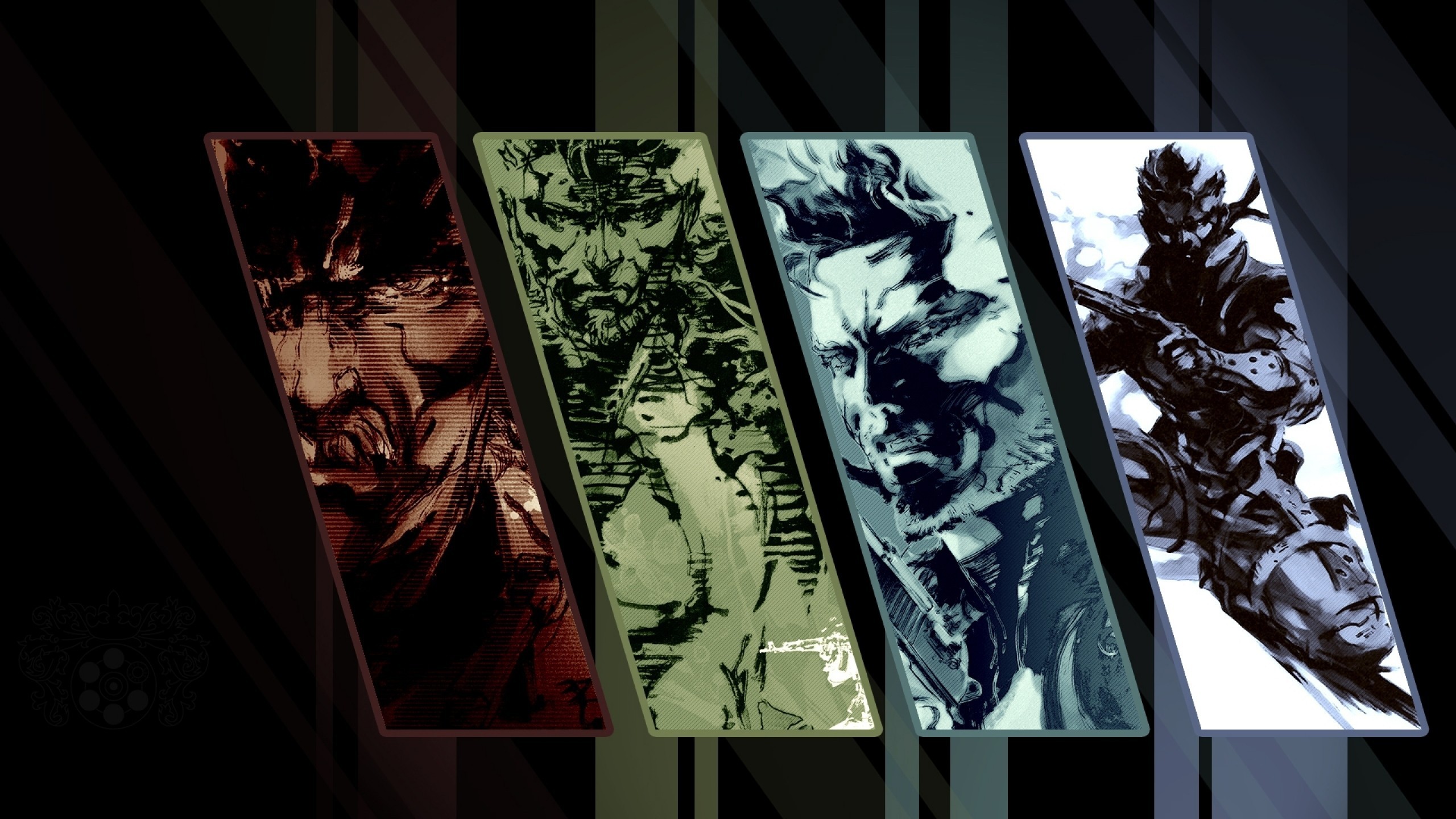 2560x1440 General  Metal Gear Solid 3: Snake Eater Metal Gear Solid collage  video games Metal