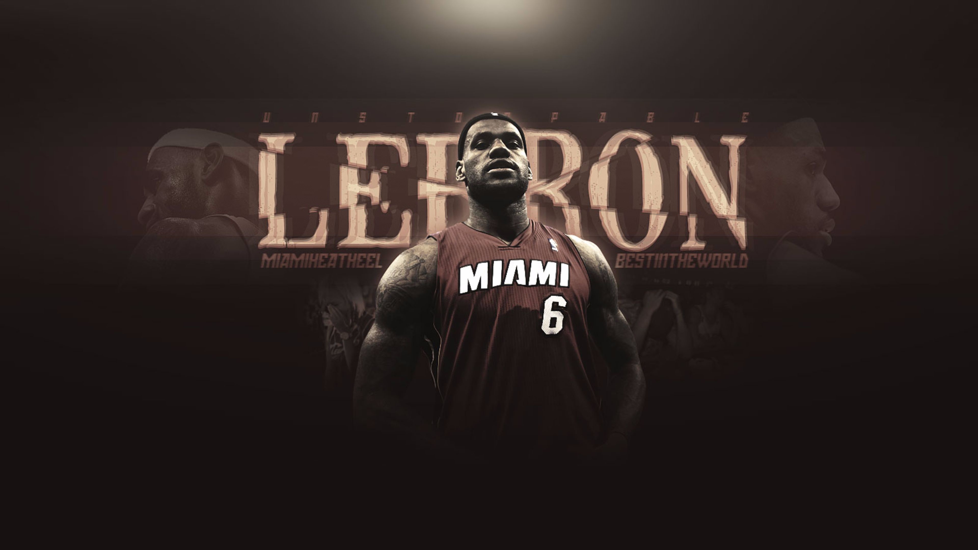 3840x2160 LeBron James Miami Heat 4K