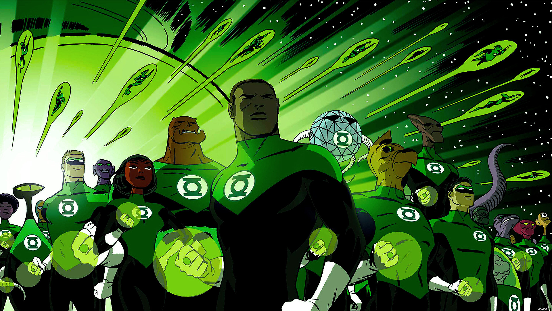 1920x1080 Green Lantern Corps by Xionice Green Lantern Corps by Xionice