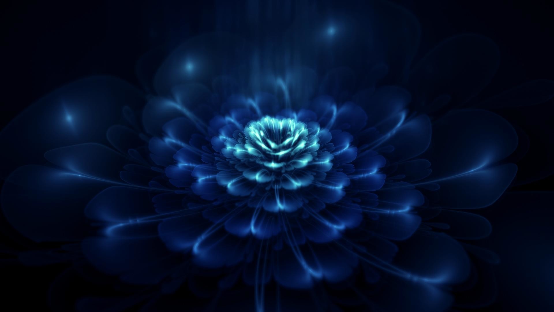 1920x1080 Midwinter-blue-abstract-flower