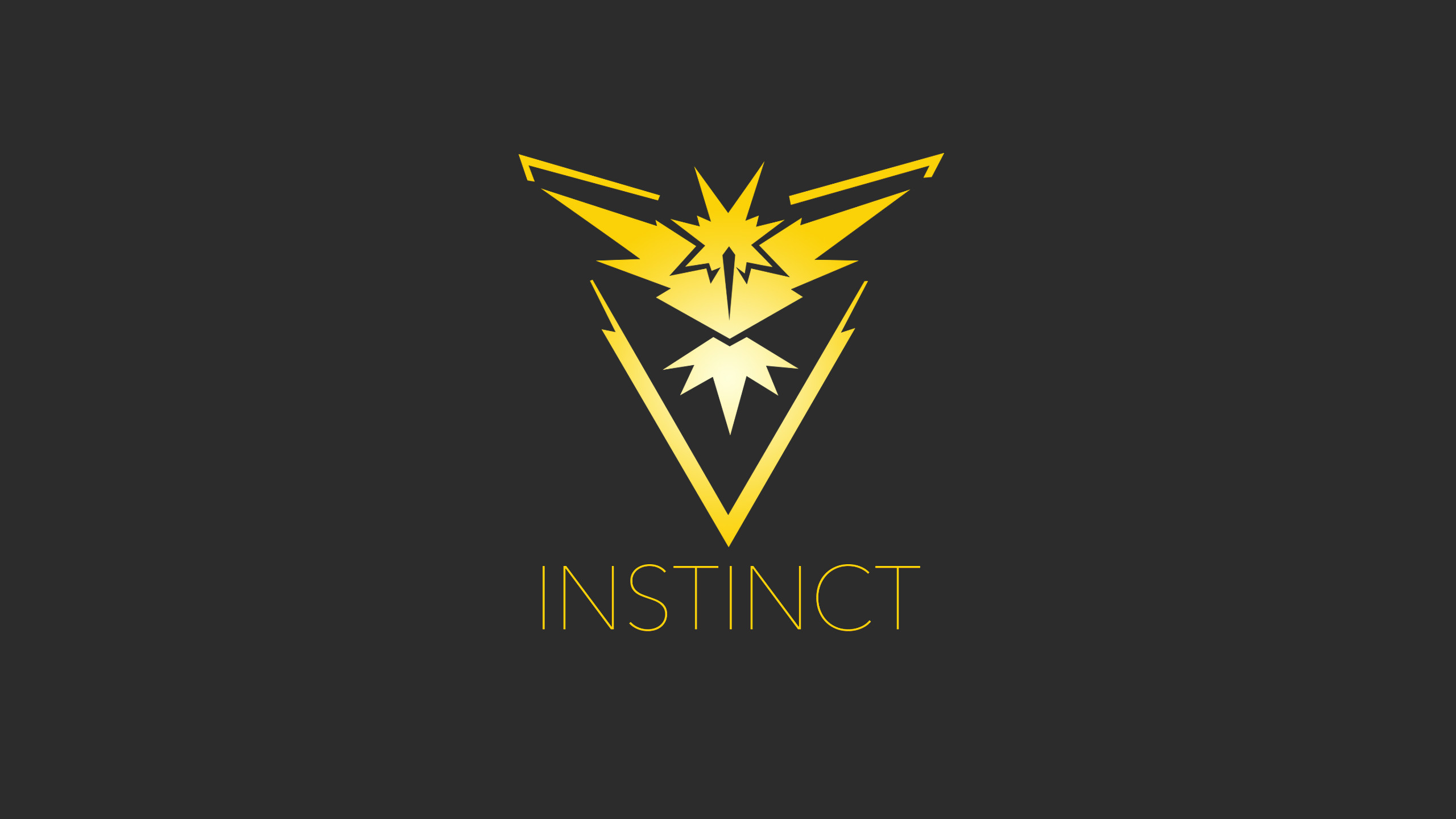 2560x1440 Video Game - PokÃ©mon GO Team Instinct Pokemon Go Wallpaper