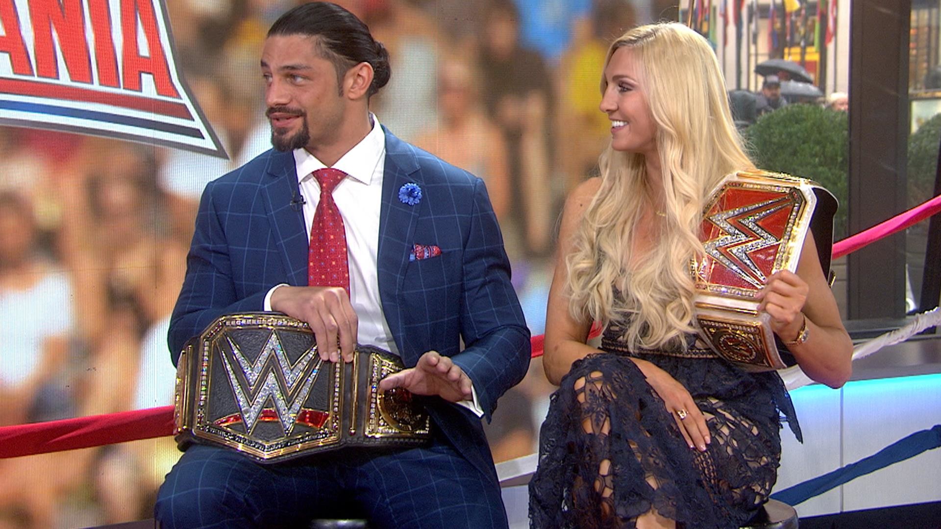 1920x1080 Meet the winners of Wrestlemania 32, Roman Reigns and Charlotte - TODAY.com