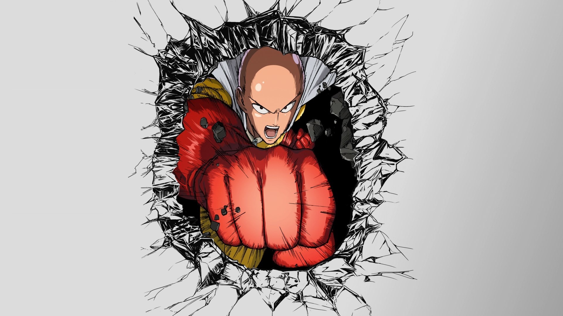 Anime gloves One Punch Man Saitama wallpaper, 1440x2560, 1043546