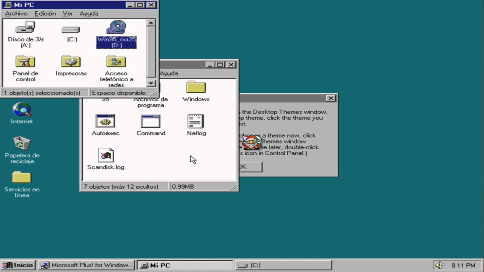 1920x1080 Como Instalar Windows 95 Plus! en Virtual PC 2007
