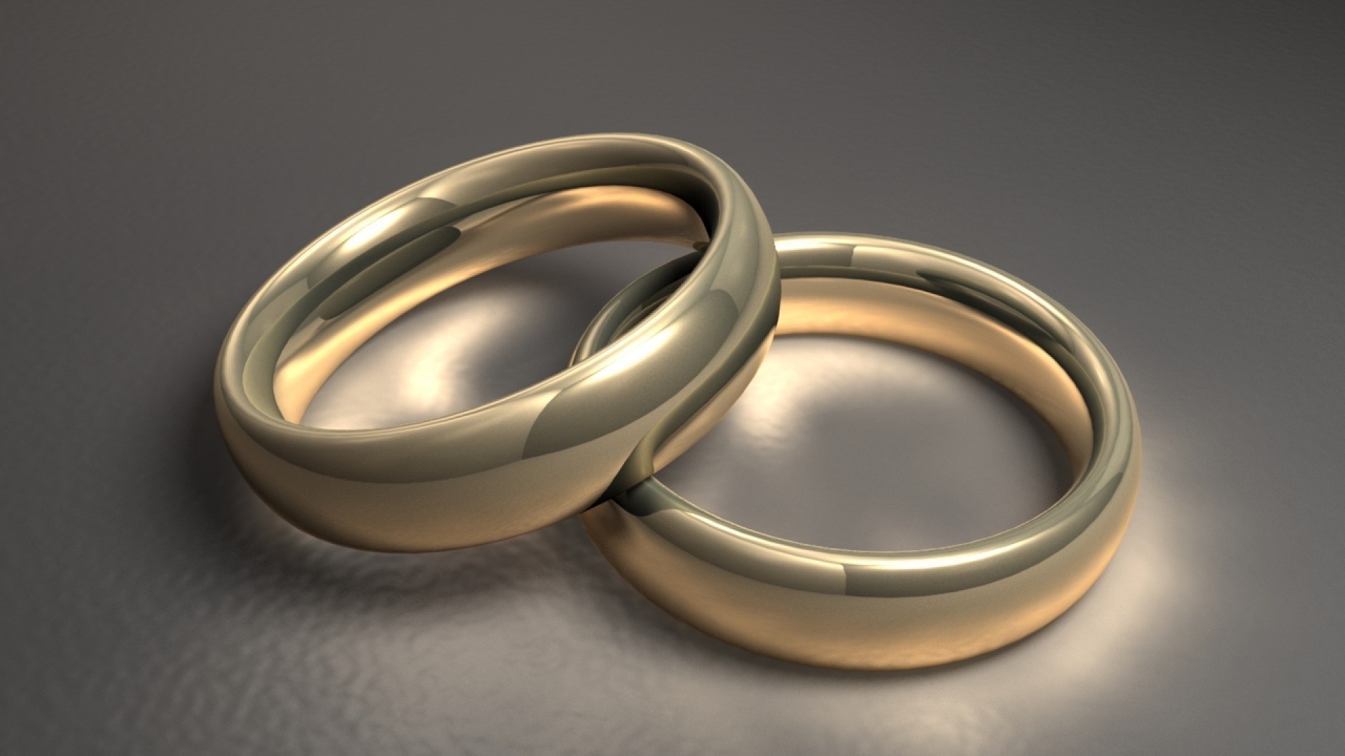 1920x1080  Wallpaper ring, pair, gold, wedding