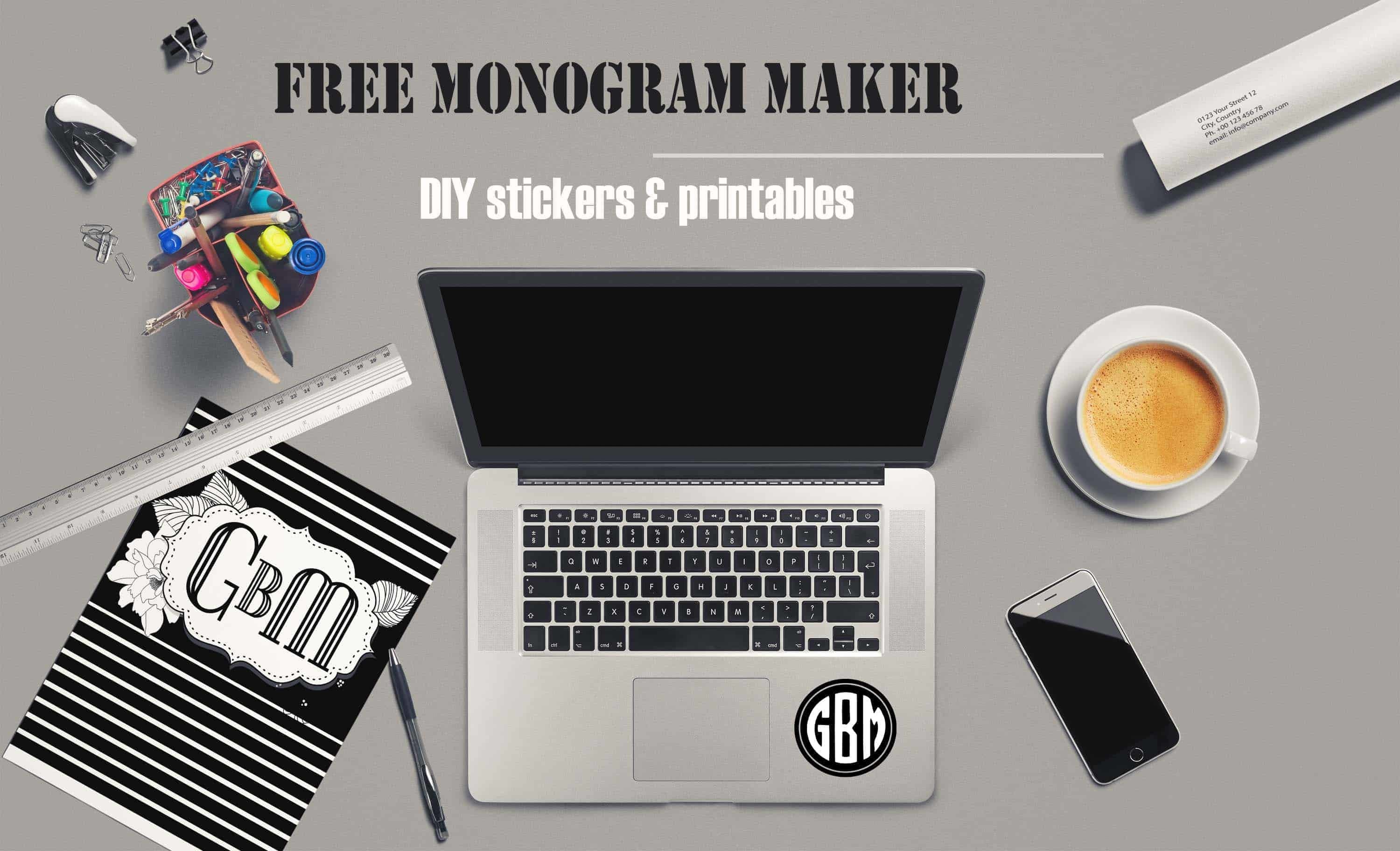 3000x1824 free monogram generator