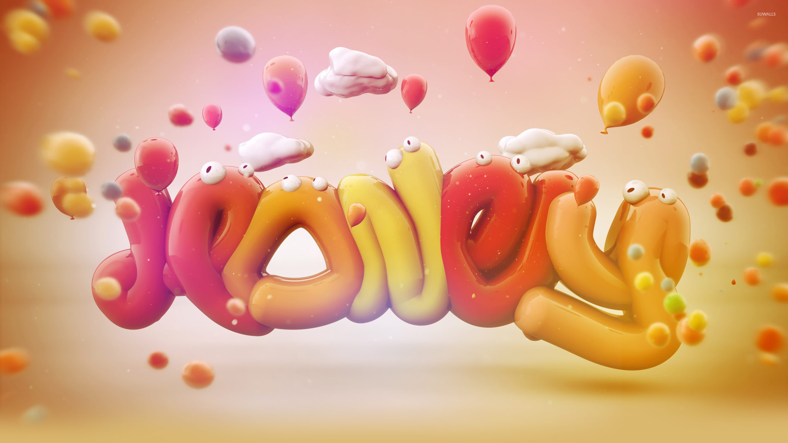 2560x1440 ... jelly worms wallpaper typography wallpapers 19228 ...