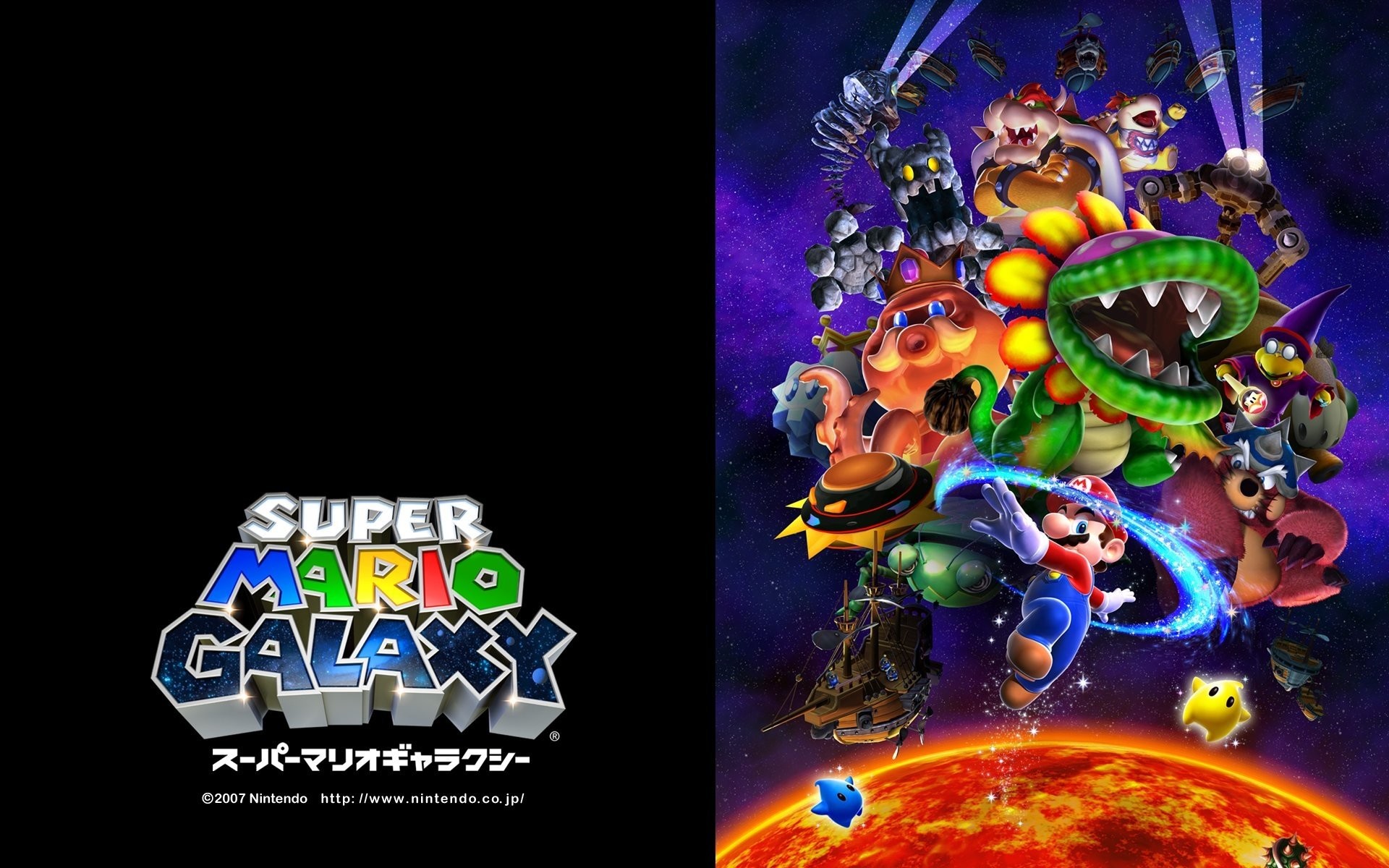 1920x1200 HD Wallpaper | Background ID:36203.  Video Game Super Mario  Galaxy. 64 Like