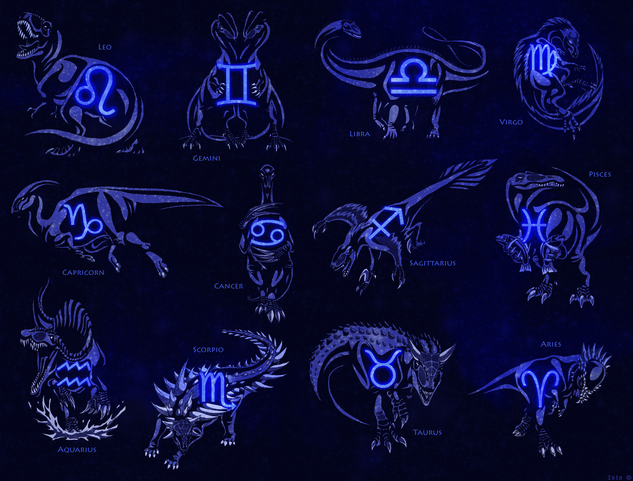 Zodiac signs: Cancer by Gosia Nowak on Dribbble