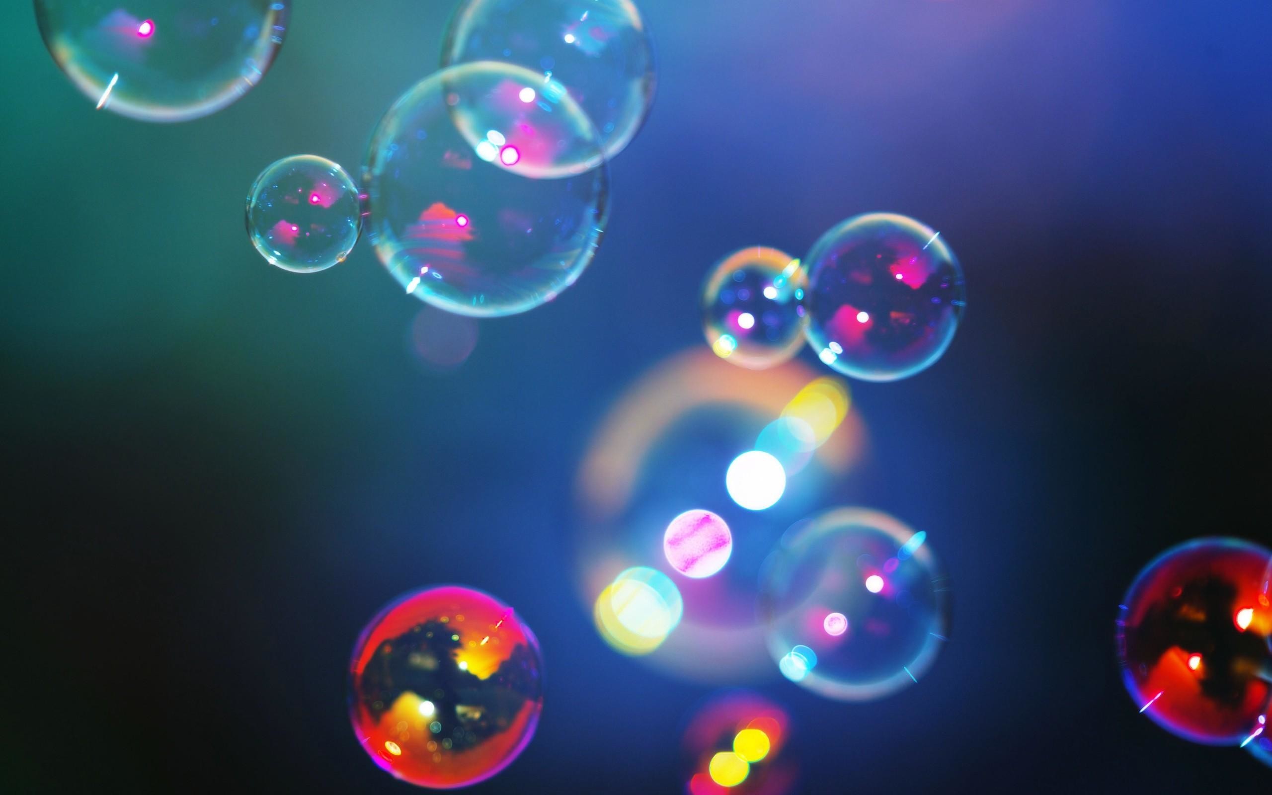 2560x1600 Shimmering Colorful Bubbles Hd Wallpaper | Wallpaper List