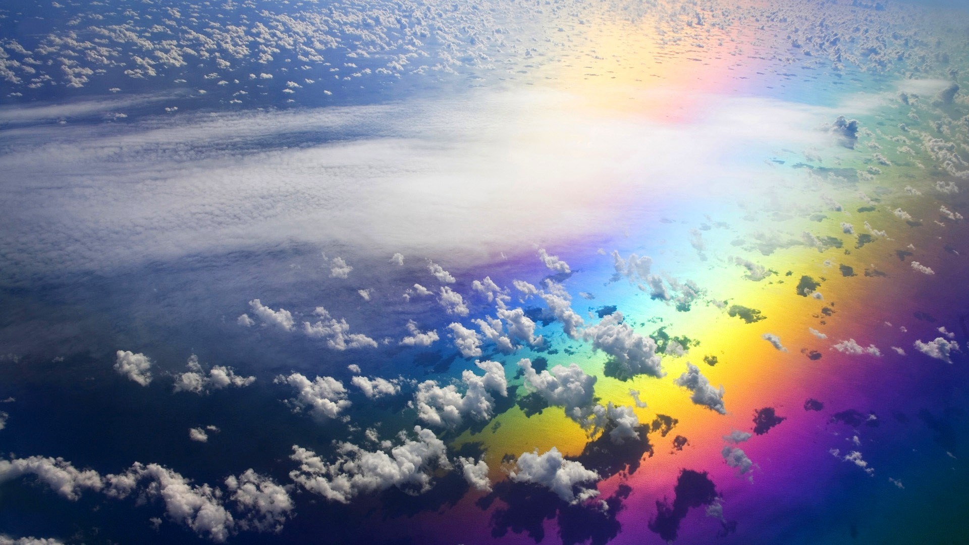 1920x1080 Sky - Clouds Sky Photography Clorful Rainbow Background Free for HD 16:9  High Definition