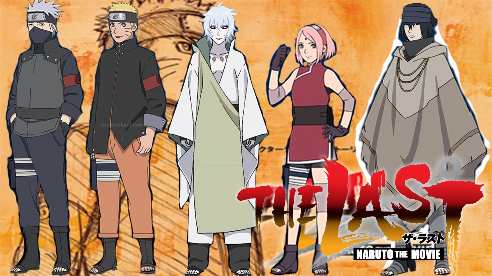 1920x1080 The Last Naruto The Movie: Alle Charaktere (in colour, designs) .