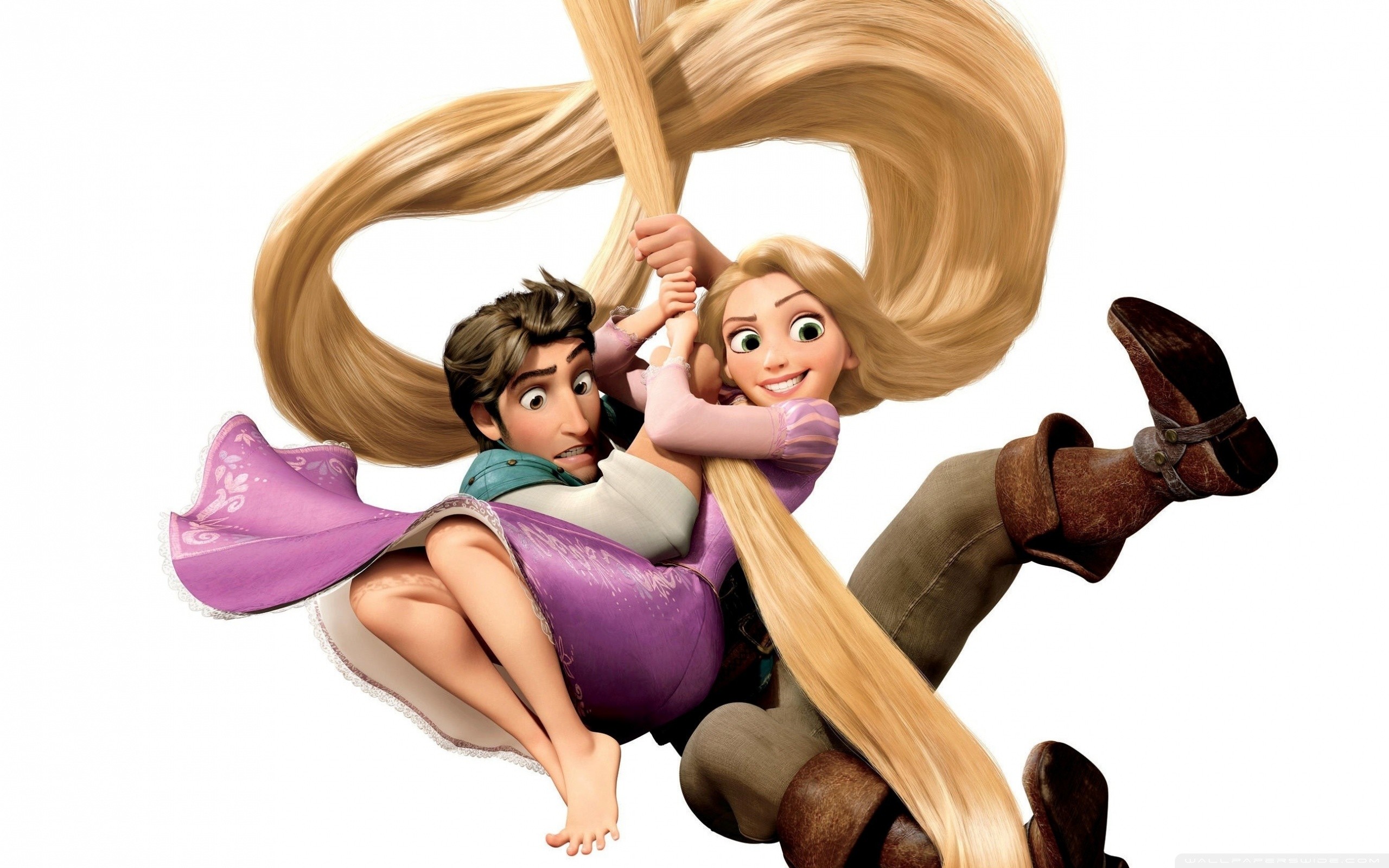 2560x1600 Rapunzel And Flynn HD Wide Wallpaper for Widescreen