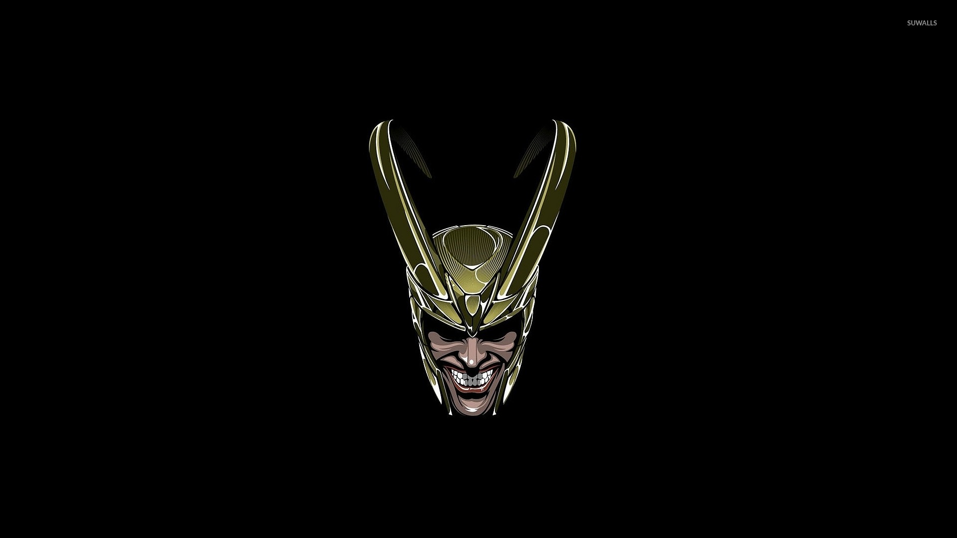1920x1080 Loki smiling emerging from the darkness wallpaper