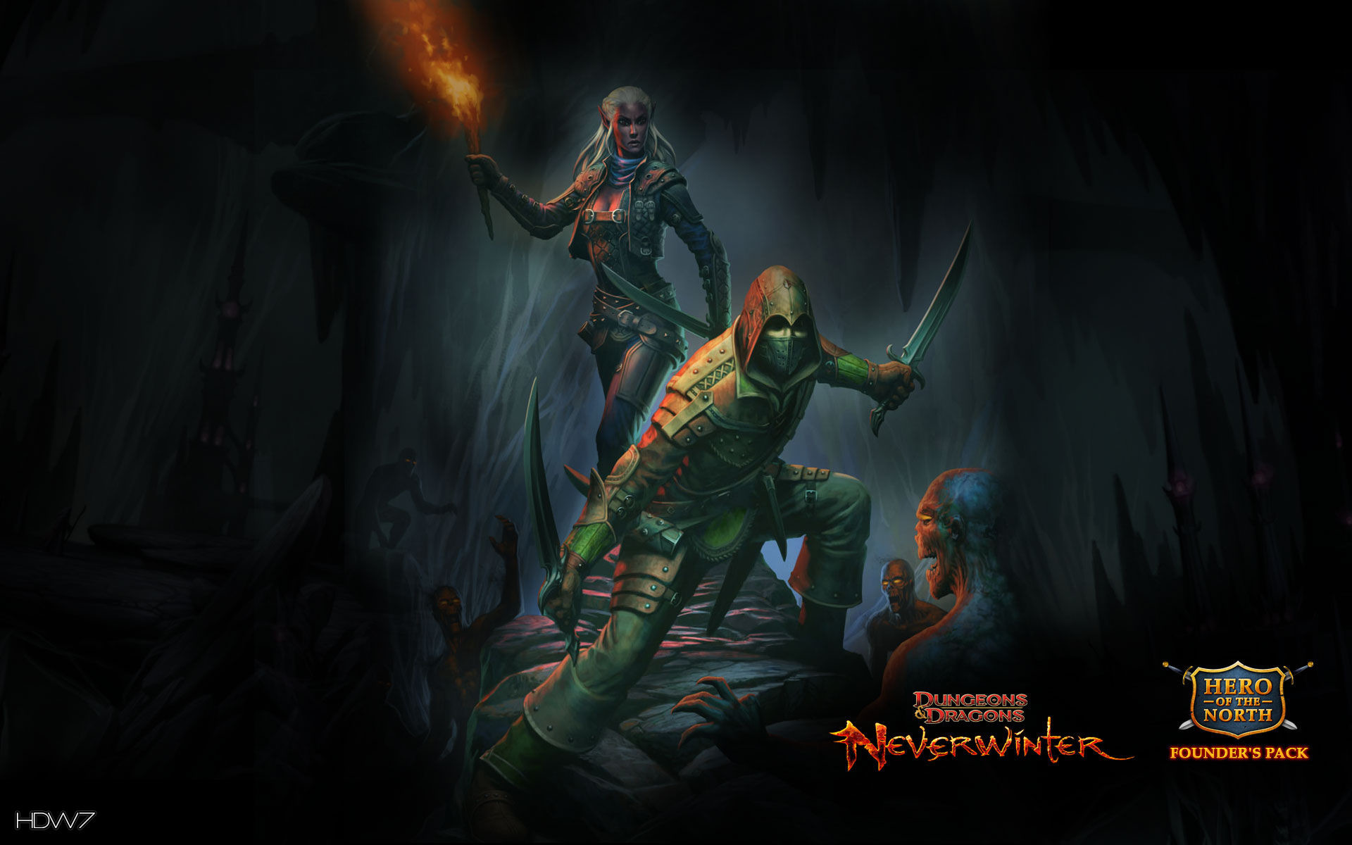 1920x1200 dungeons and dragons neverwinter deadly trickster rogue widescreen wallpaper