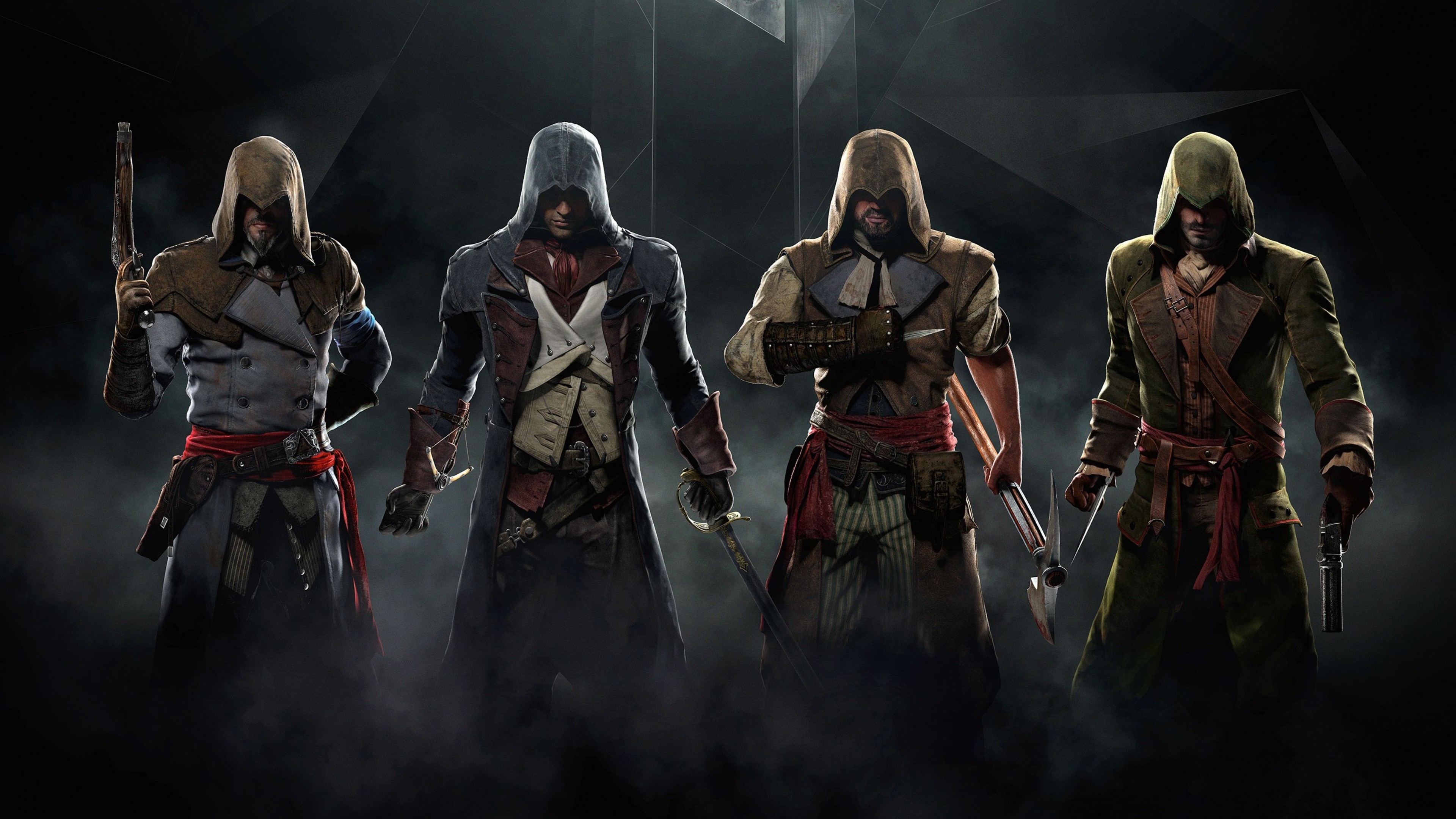 3840x2160 Assassins Creed Unity Game Desktop (1440P Resolution)