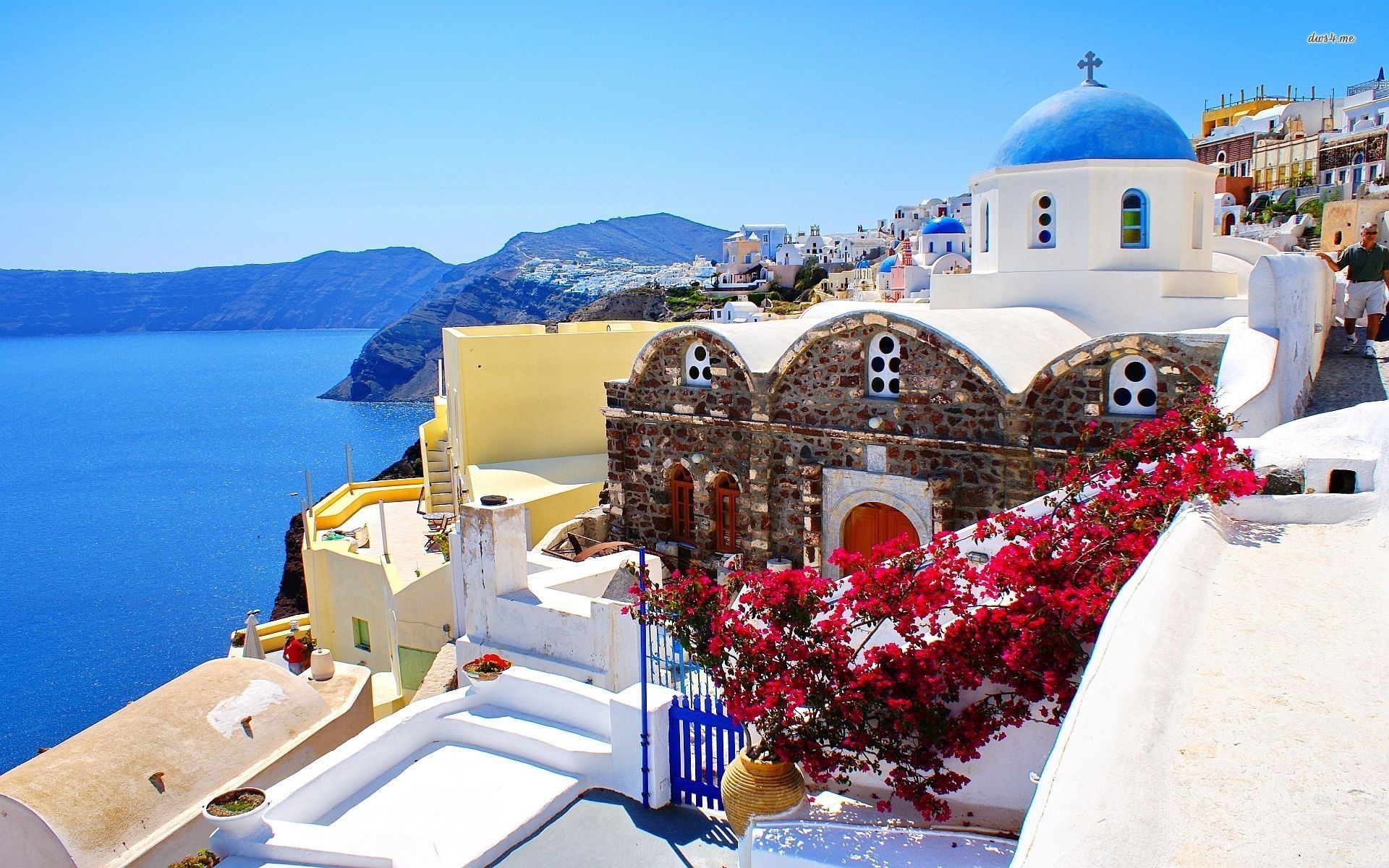1920x1200 The Greek islands - the Cyclades and Santorini photobook and videos ...