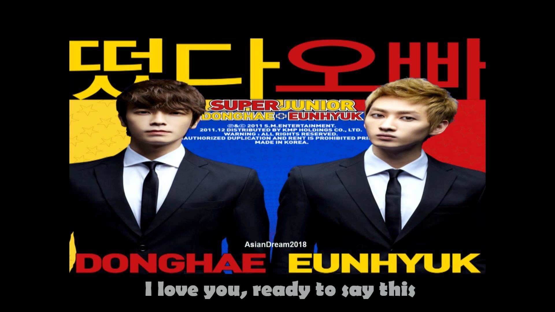 1920x1080 [ENG] Super Junior DongHae & EunHyuk- ì²«ì¬ë (First Love) - YouTube