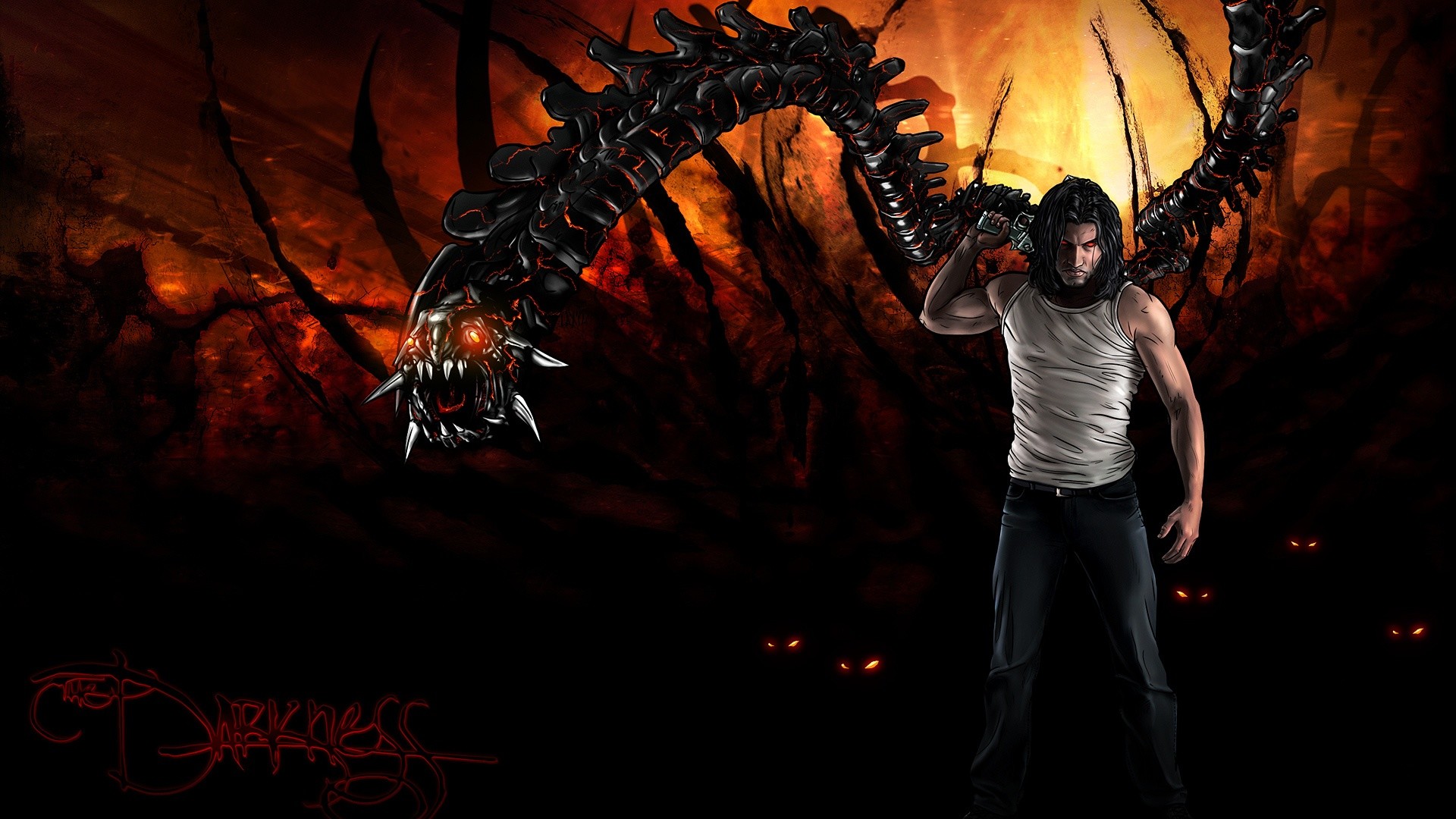 1920x1080 The Darkness 2 Video Game HD Wallpaper - DreamLoveWallpapers