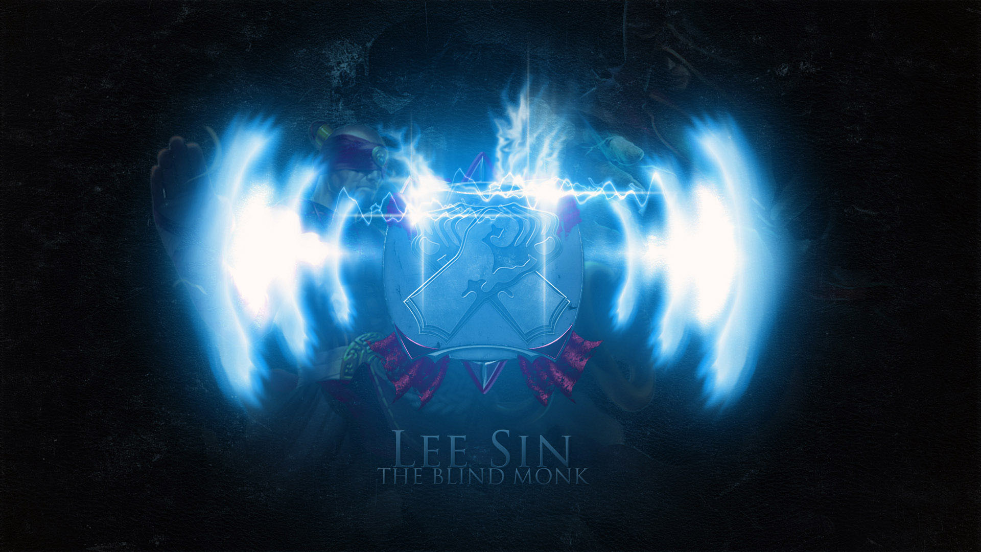 1920x1080 Lee Sin League of Legends Logo