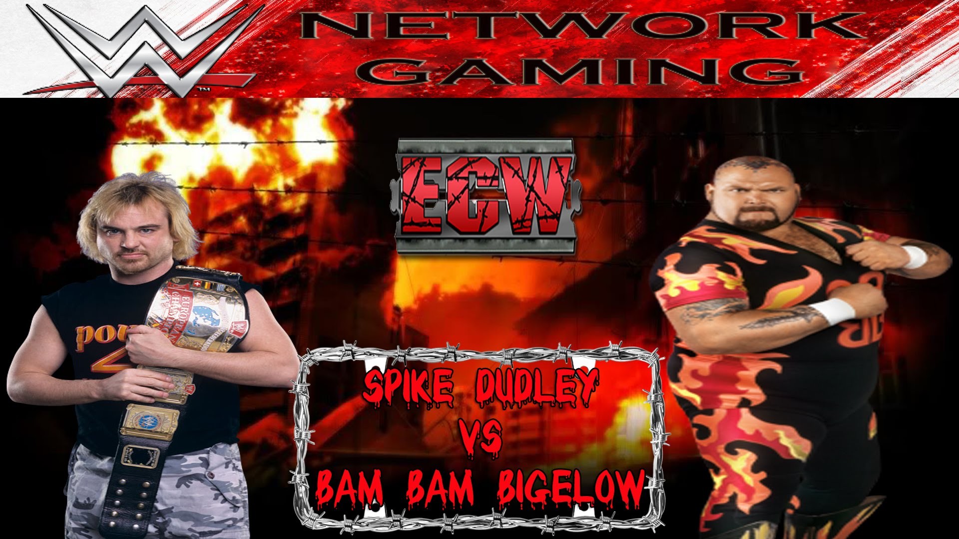 1920x1080 Spike Dudley vs Bam Bam Bigelow ECW Wrestling WWE 2K16 Community Creations  PS4 XBOX ONE - YouTube