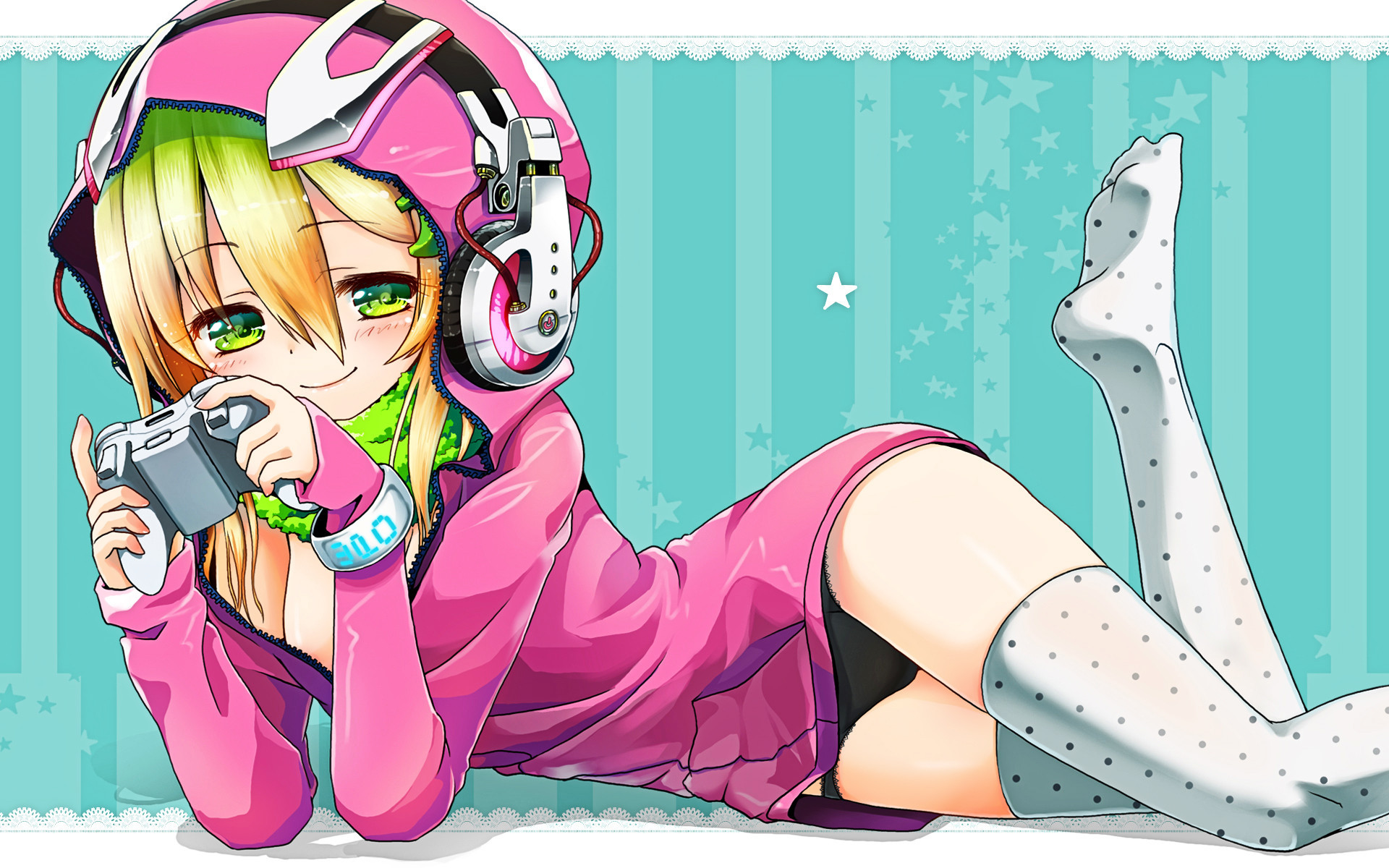 1920x1200 anime gamer girl, loli - Imgur