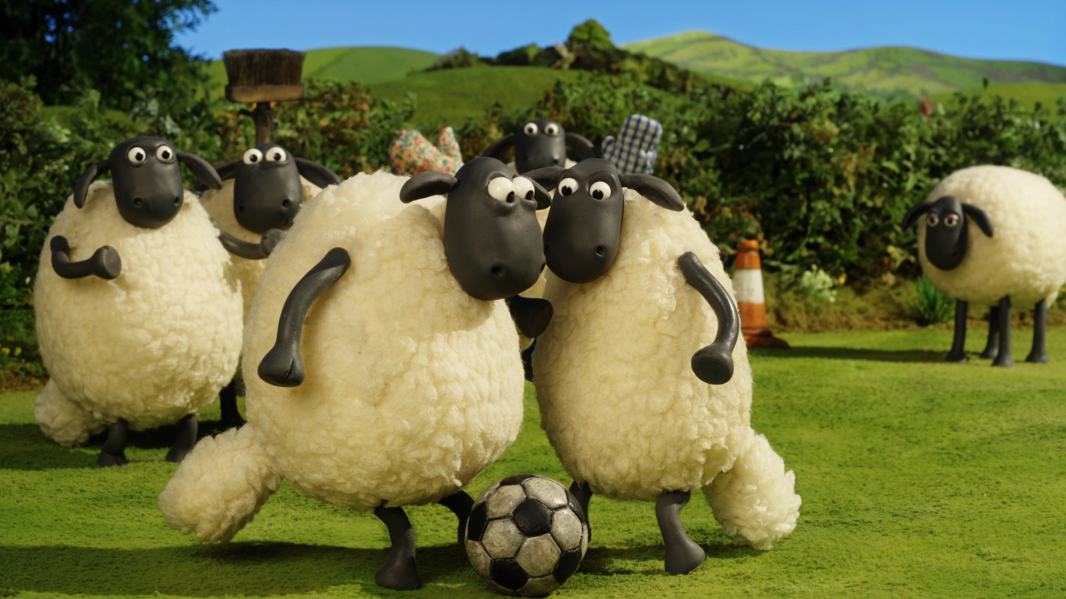 3508x1973 SHAUN-THE-SHEEP animation family comedy shaun sheep adventure wallpaper |   | 563399 | WallpaperUP