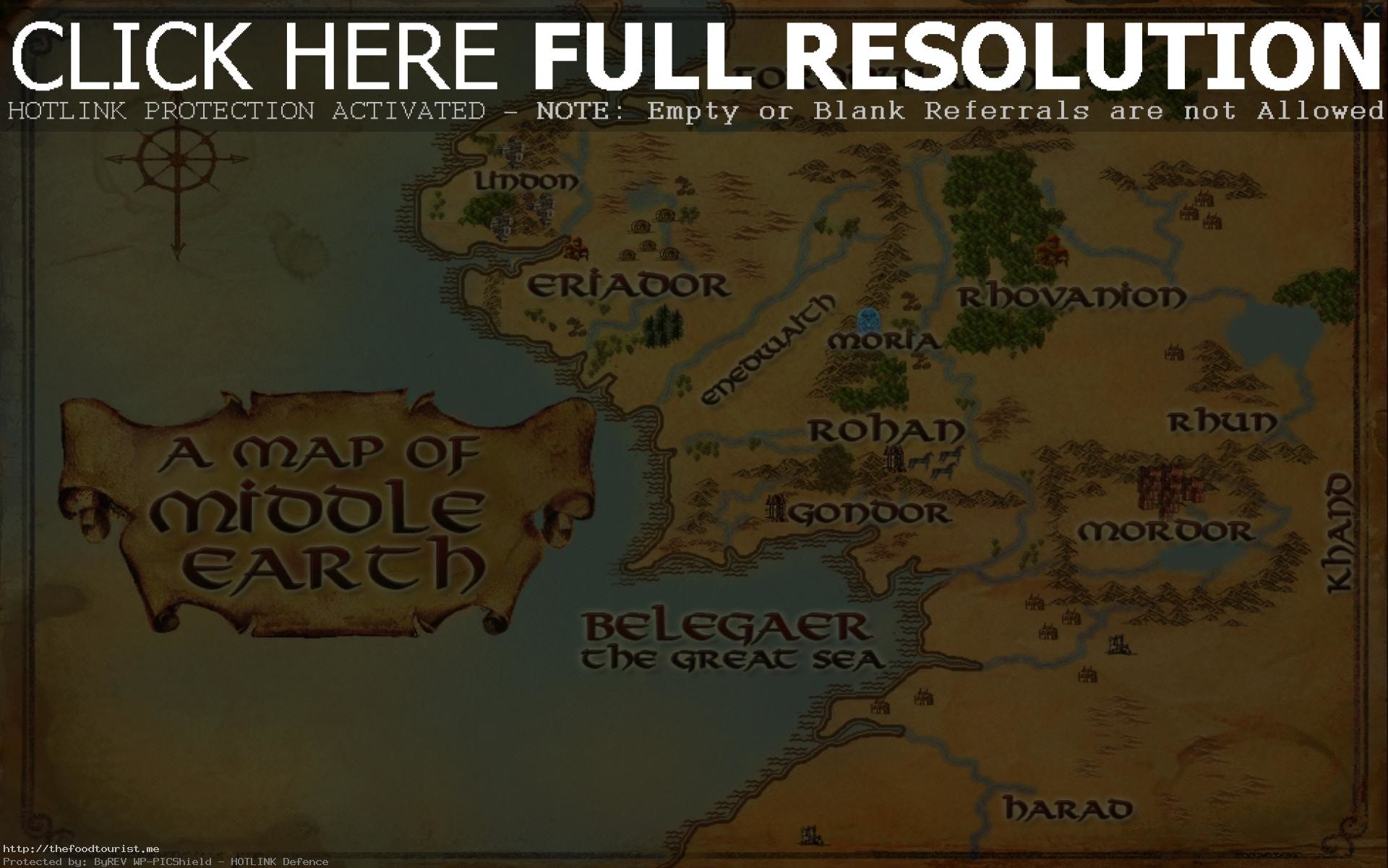 1920x1200 ... Middle Earth 2400 X 2424 Lotr At Map New Map Of For Lotro At ...