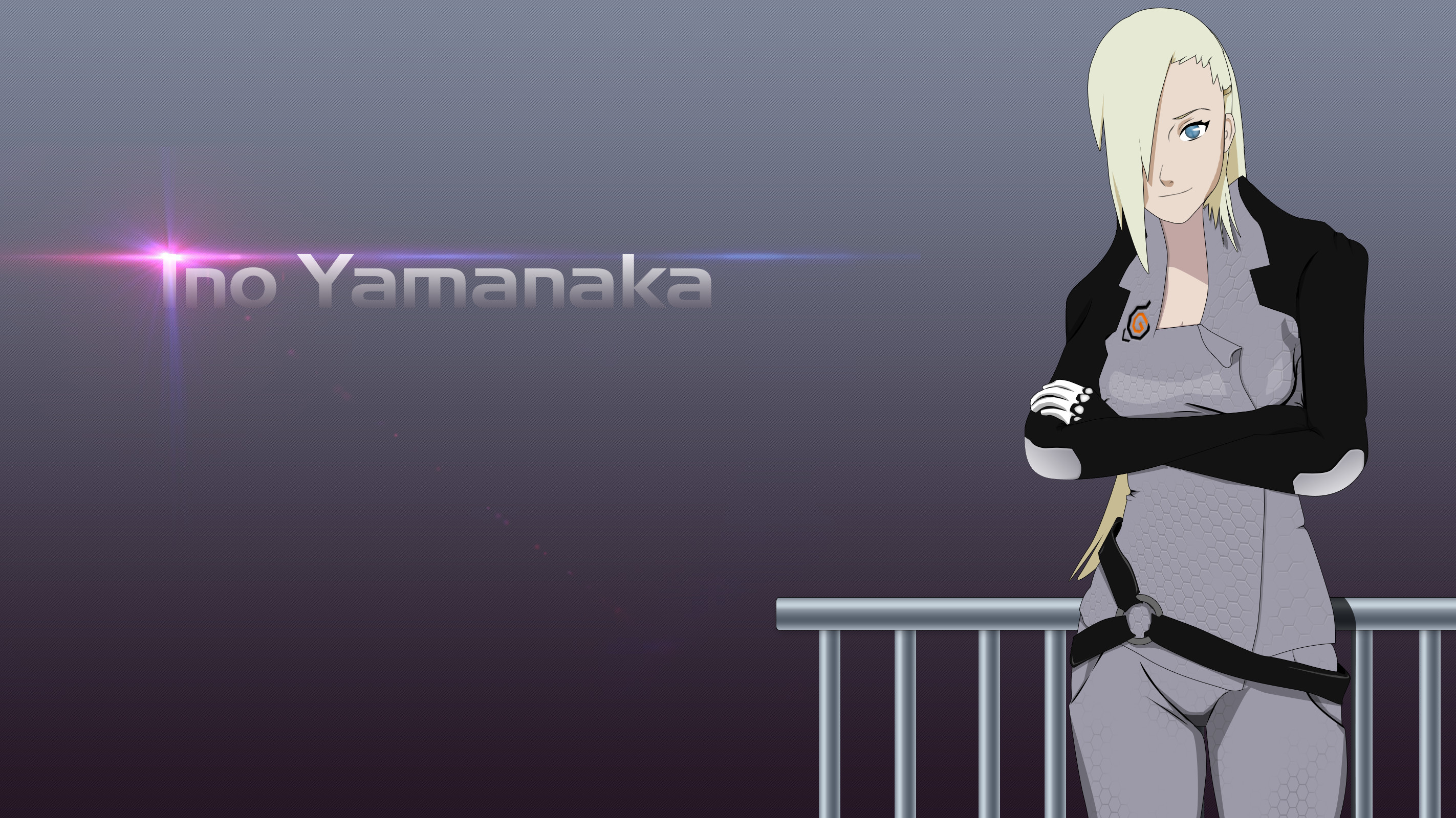 2845x1600 -Crossover- Agent Ino Yamanaka by UnreaLPiXel
