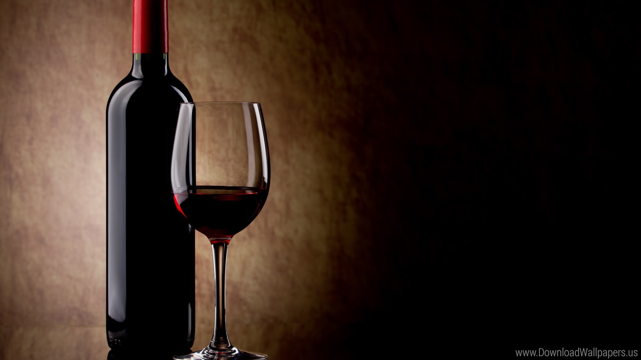 2048x1152 Download Dual Screen Wide  - Bottle, Glass, Glass, Glass, Red, Red,  Wine, Wine Wallpaper