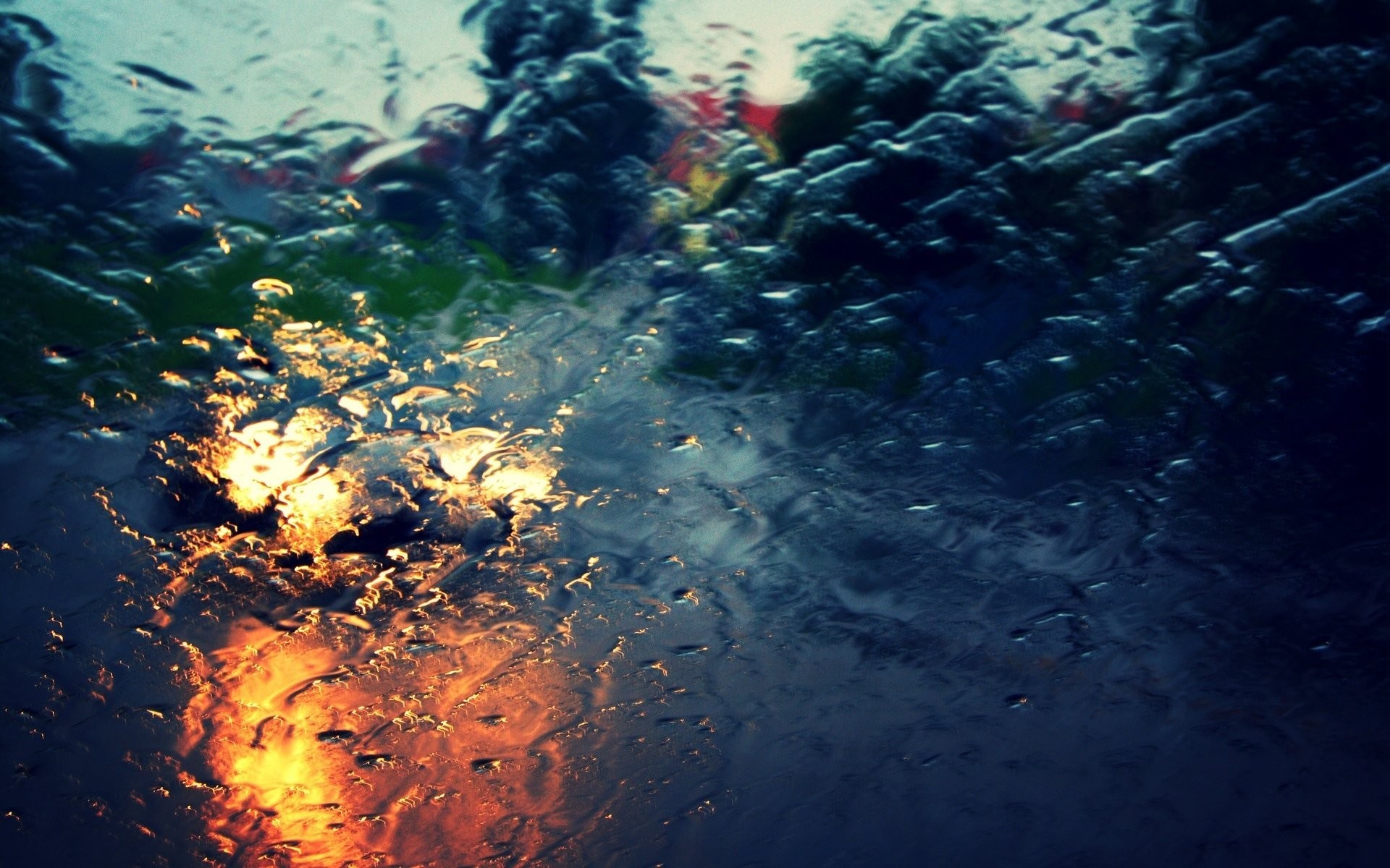 1920x1200 close up bokeh rain drops water vehicles machine light light night glass window  rain car drops