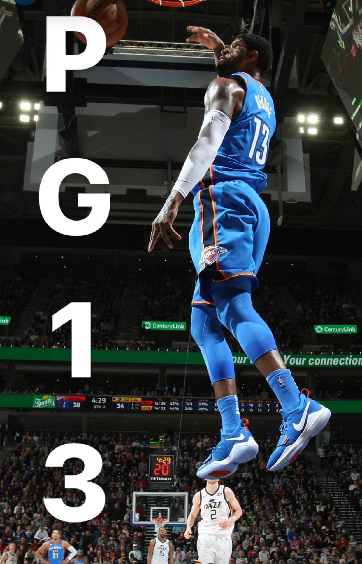 1242x1931 Will Paul George decide to stay in Oklahoma City when he enters free agency  Basketball Quotes