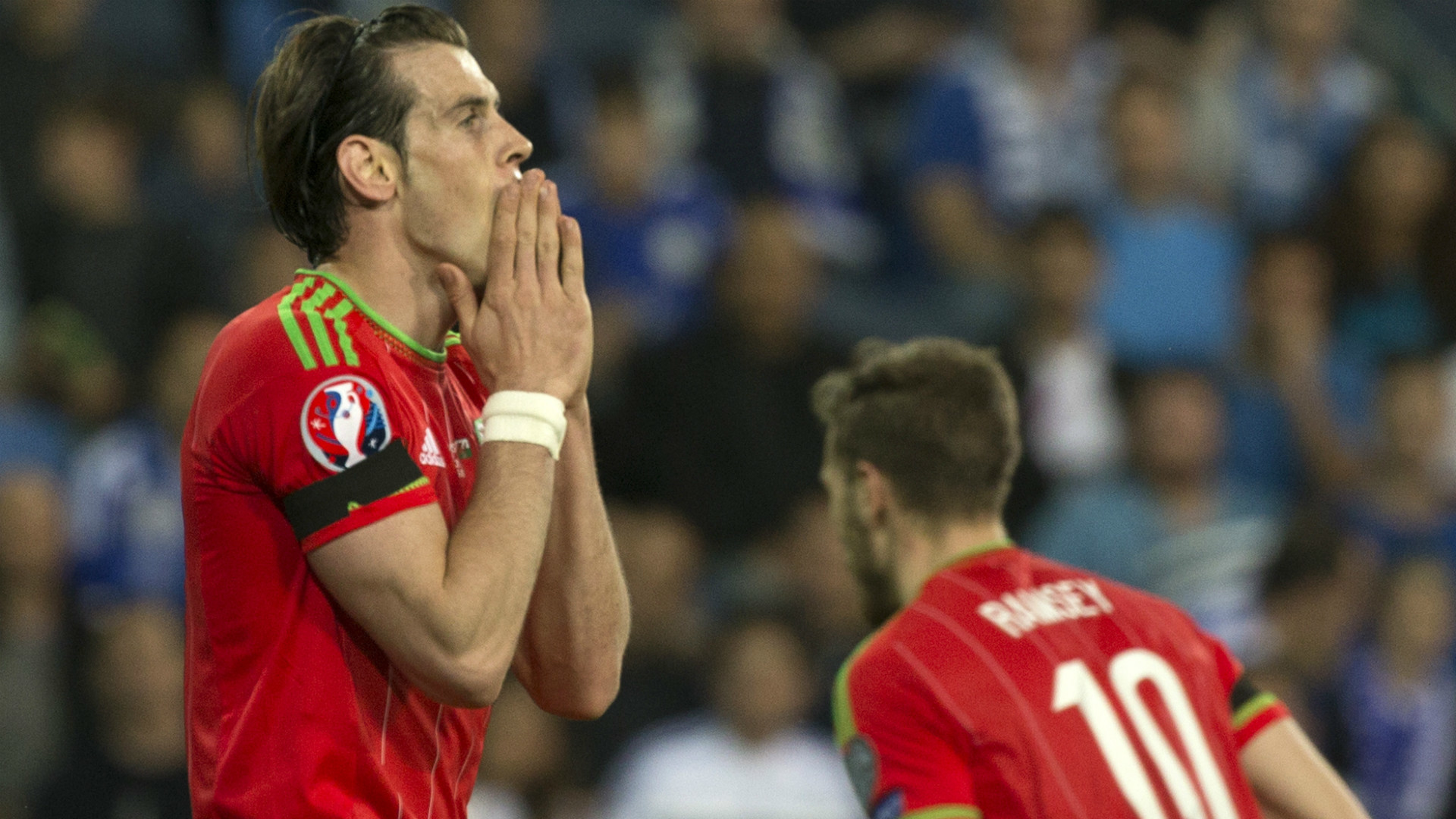 1920x1080 Gareth Bale Aaron Ramsey Wales Israel Euro 2016 qualifying 28032015 -  Goal.com