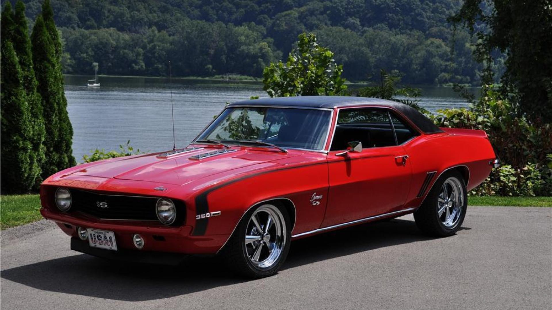 Chevrolet Camaro 1969 front view exterior black coupe retro cars  american sports cars HD wallpaper  Peakpx